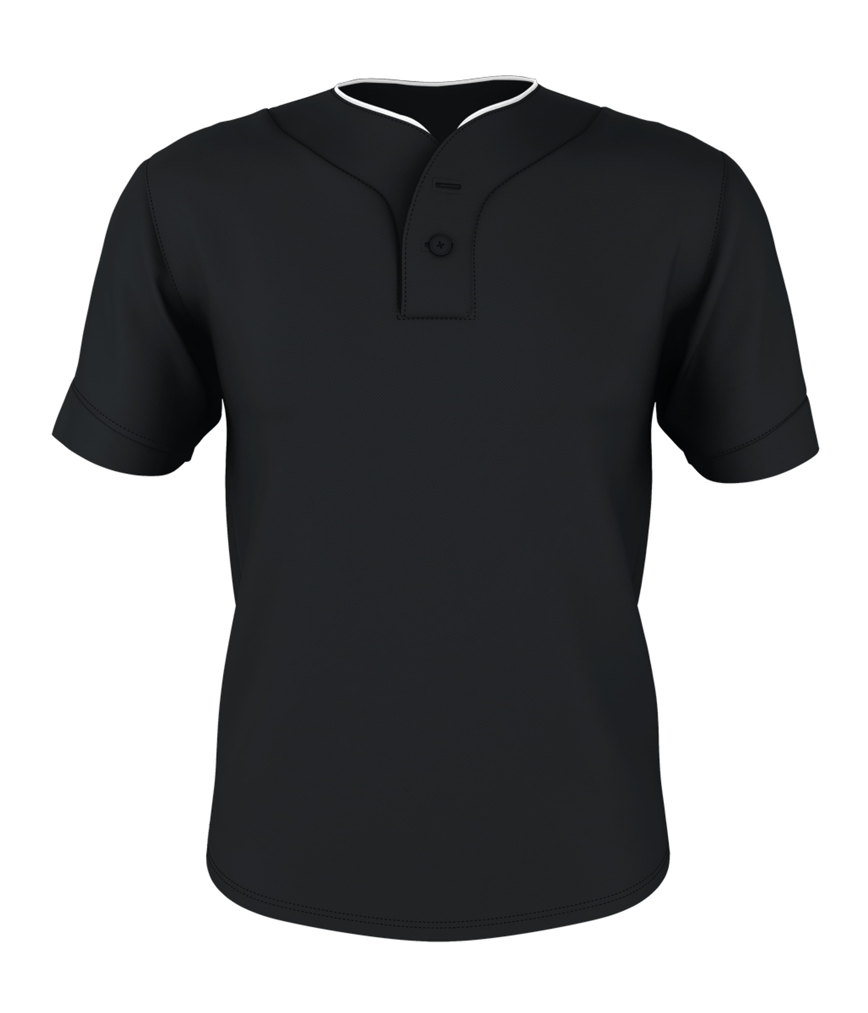 52MTHJY Alleson Athletic Youth Two Button Mesh Baseball Jersey With Piping