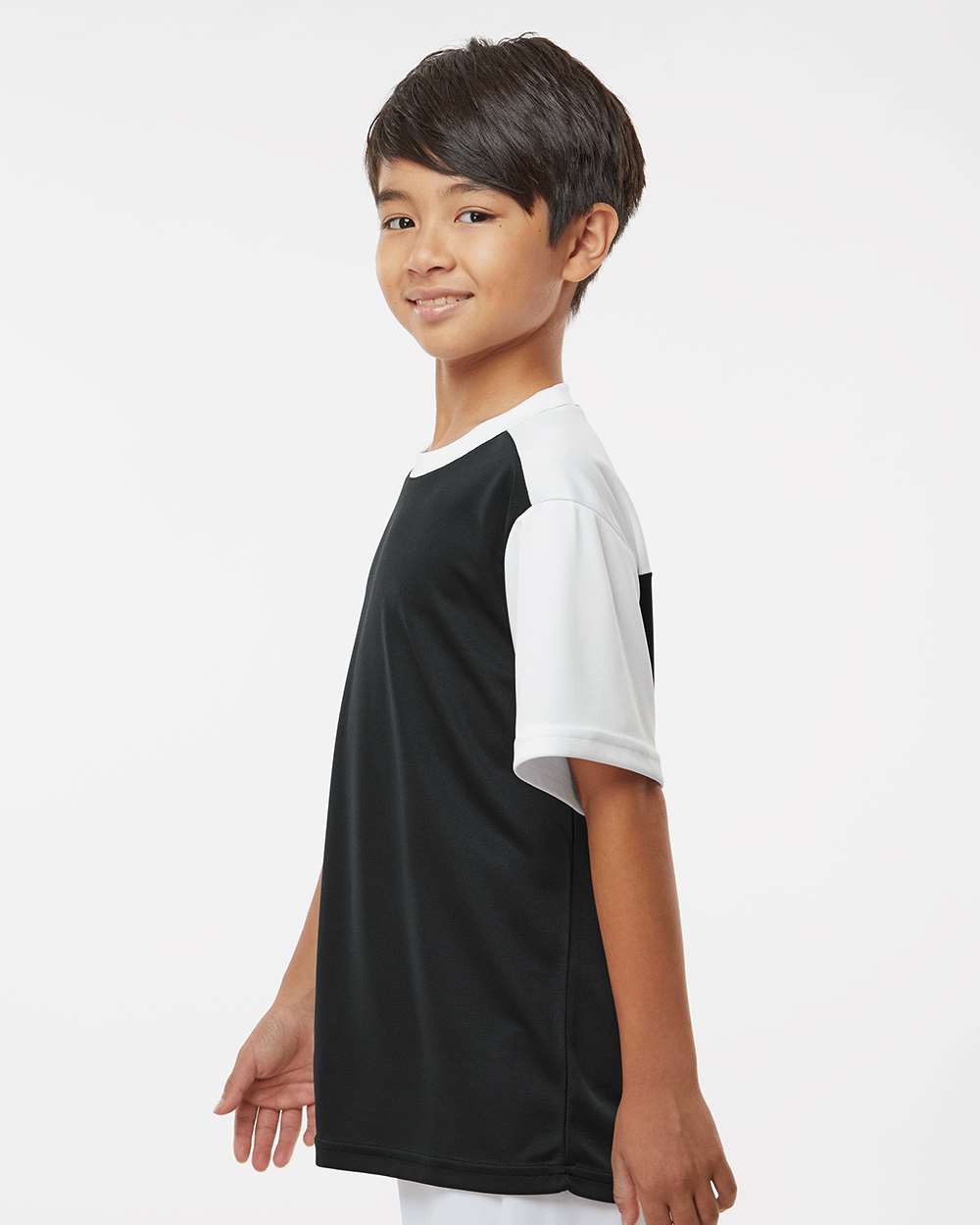 532CJY Alleson Athletic Youth Crewneck Baseball Jersey - Siide Image