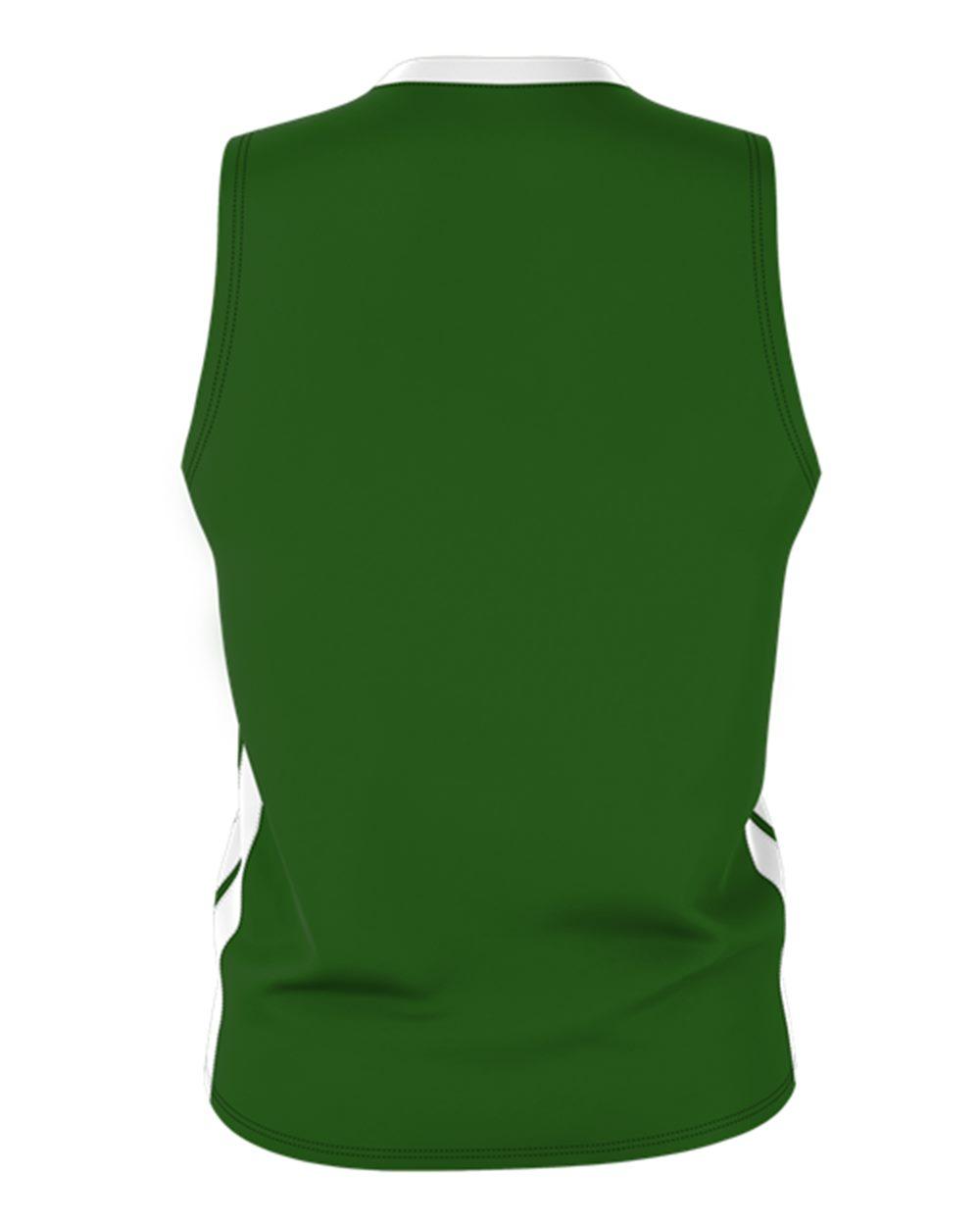 538J Alleson Athletic Single Ply Basketball Jersey - Back Image
