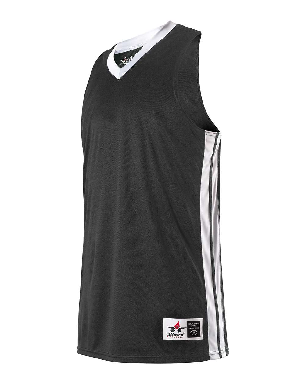 538JW Alleson Athletic Womens Single Ply Basketball Jersey 538JW Alleson Athletic Womens Single Ply Basketball Jersey - Siide Image