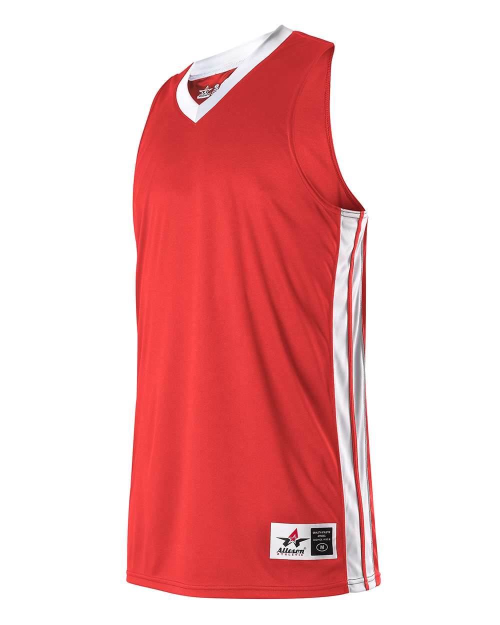538JW Alleson Athletic Womens Single Ply Basketball Jersey - Siide Image