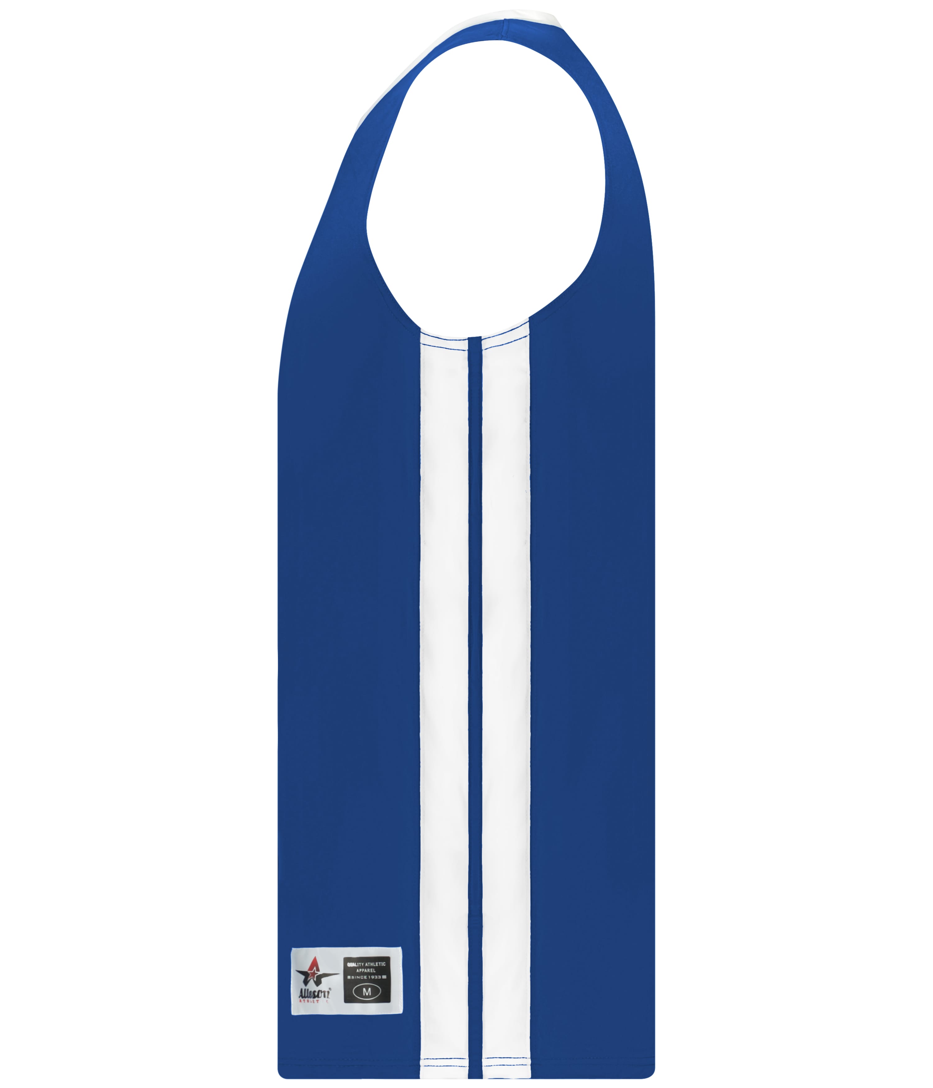 538JY Alleson Athletic Youth Single Ply Basketball Jersey 538JY Alleson Athletic Youth Single Ply Basketball Jersey - Siide Image