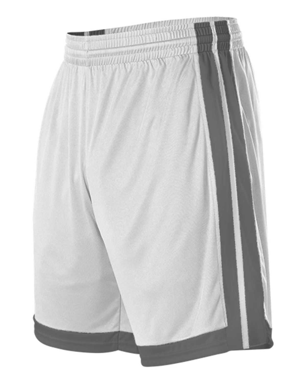 538PY Alleson Athletic Youth Single Ply Basketball Shorts Zoom Image