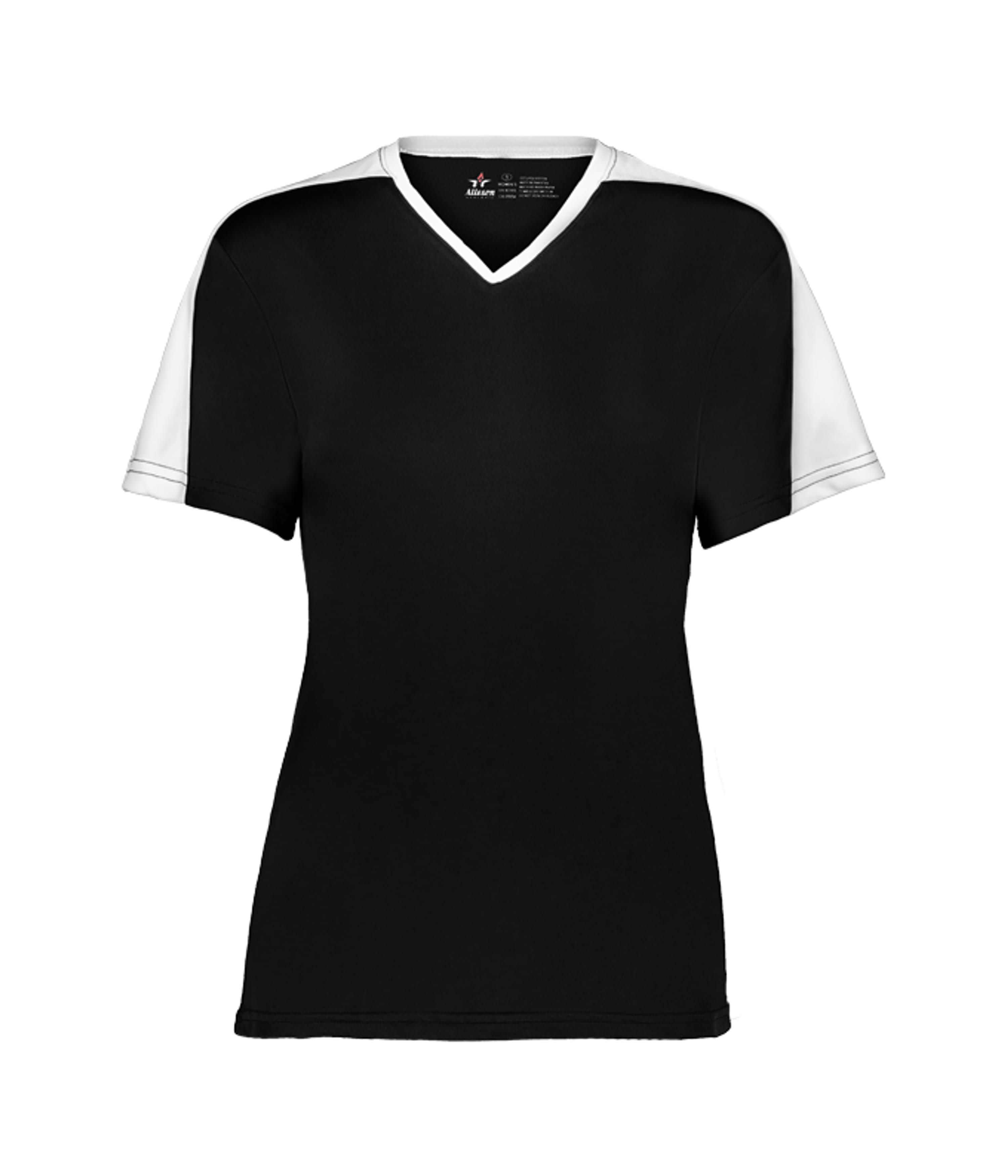 558VG Alleson Athletic Girls V-Neck Fastpitch Jersey - Siide Image