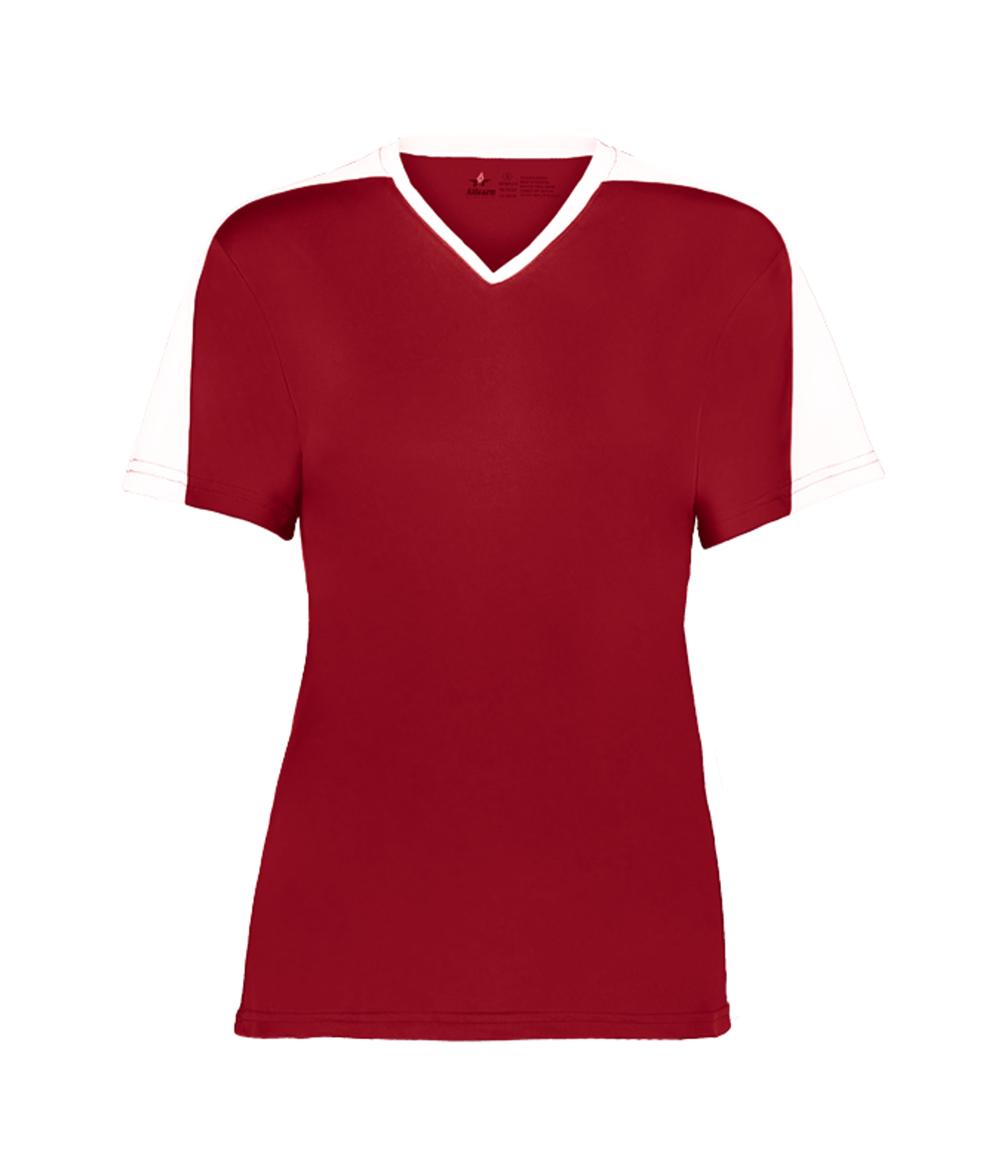 558VG Alleson Athletic Girls V-Neck Fastpitch Jersey - Siide Image
