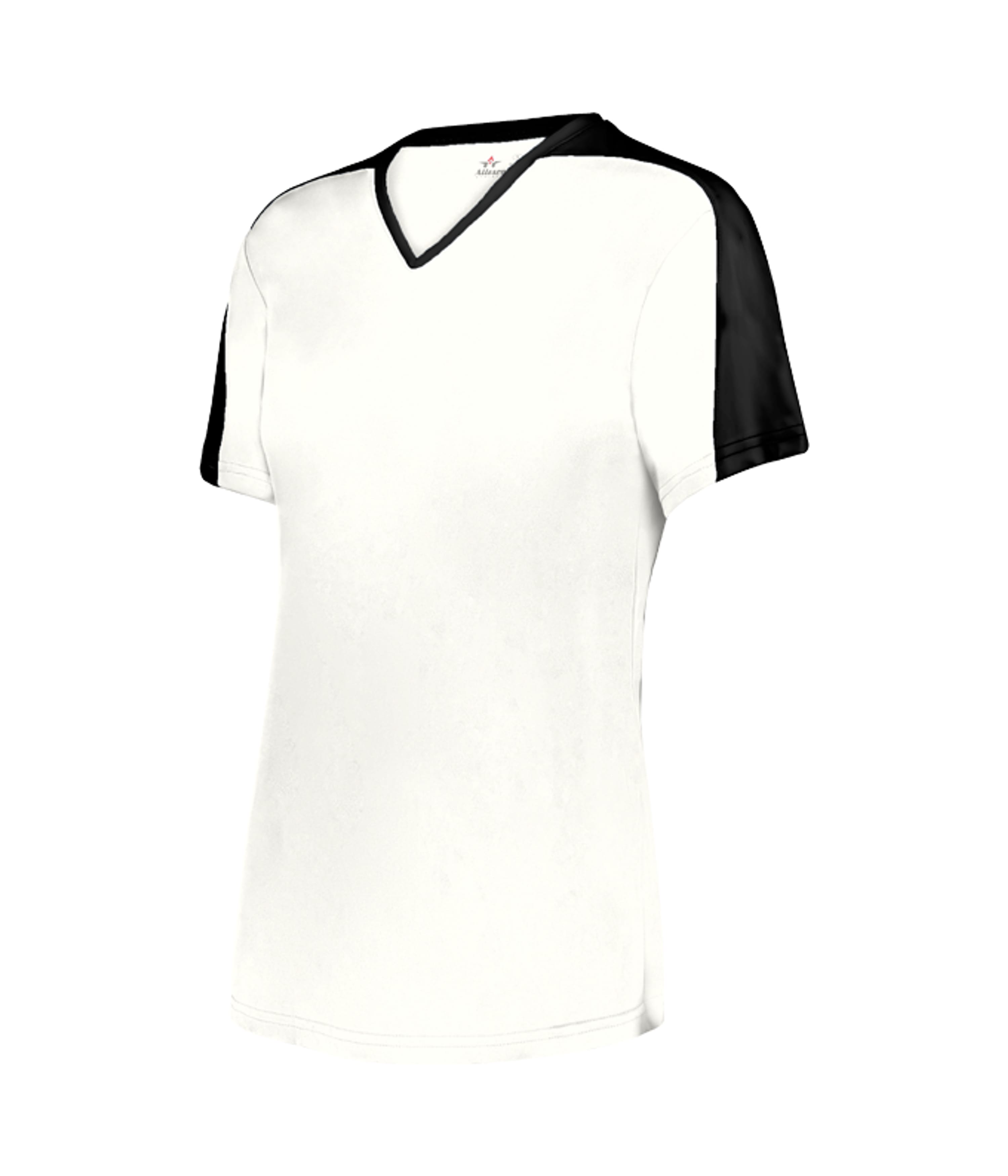 558VG Alleson Athletic Girls V-Neck Fastpitch Jersey - Back Image