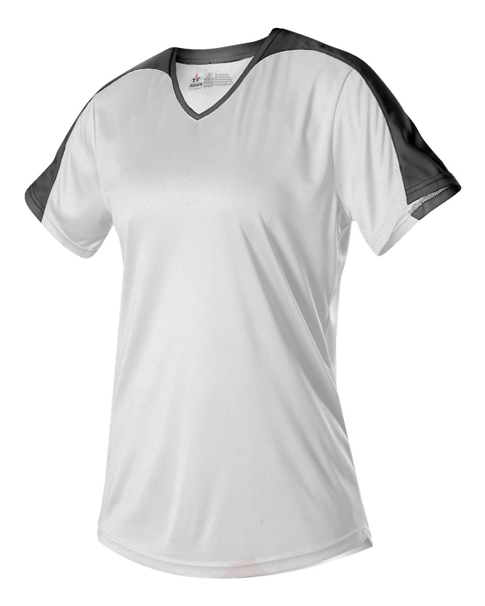 558VG Alleson Athletic Girls V-Neck Fastpitch Jersey Zoom Image