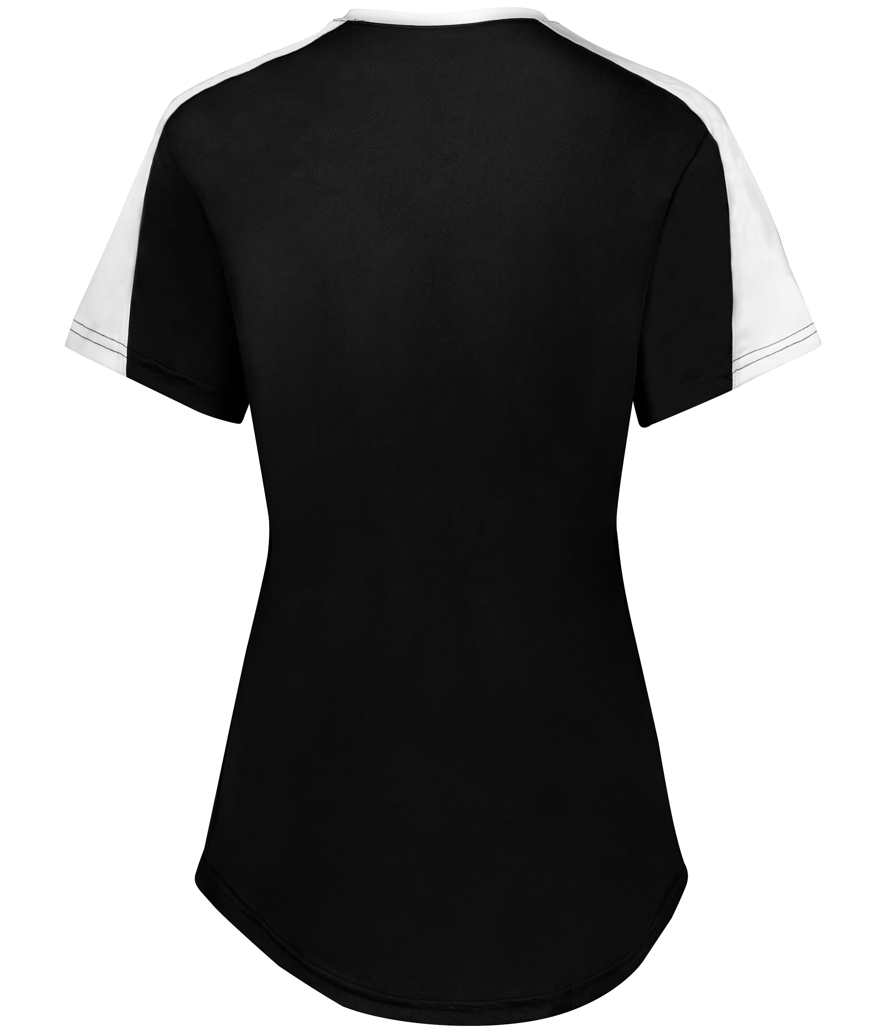 558VW Alleson Athletic Womens Vneck Fastpitch Jersey - Back Image