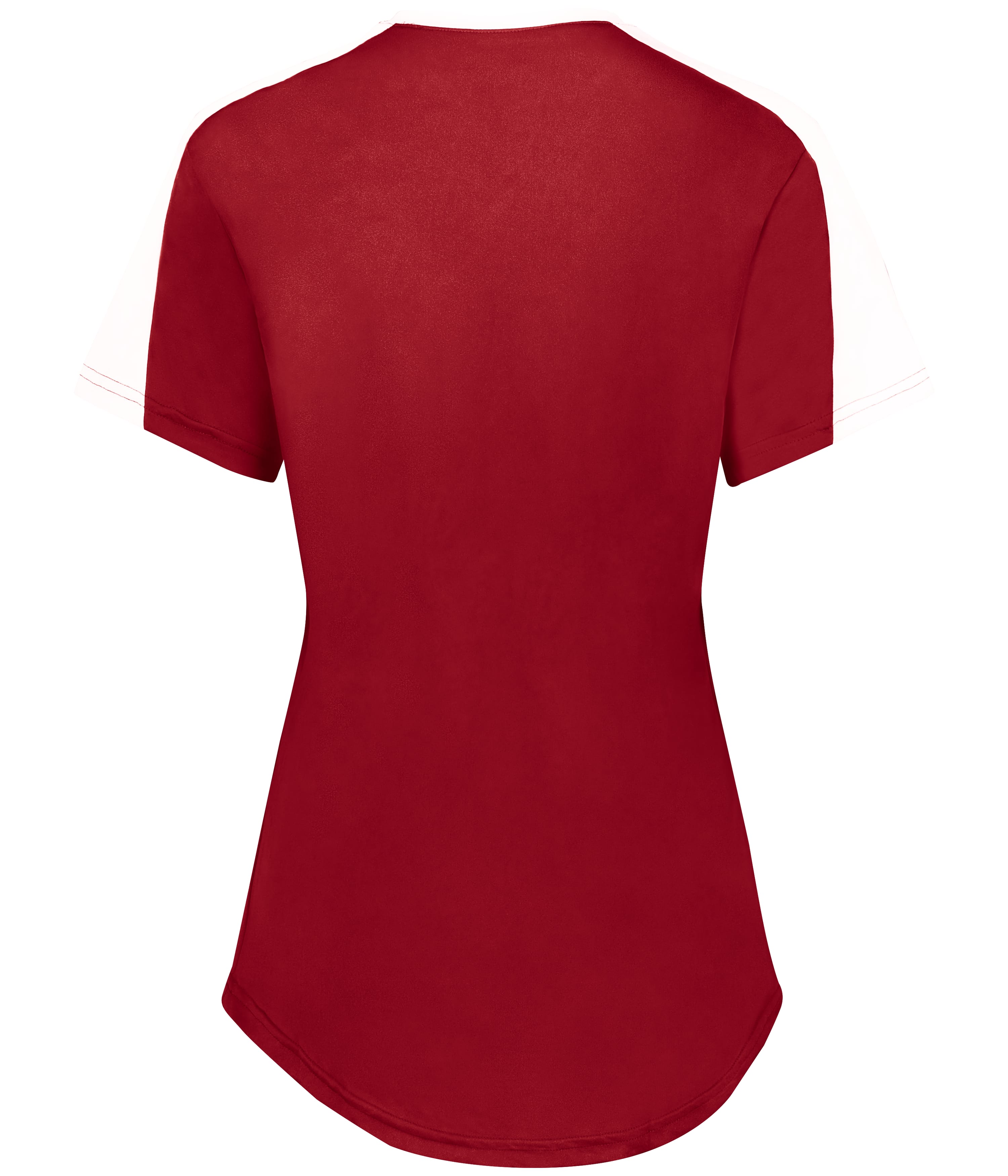 558VW Alleson Athletic Womens Vneck Fastpitch Jersey - Back Image