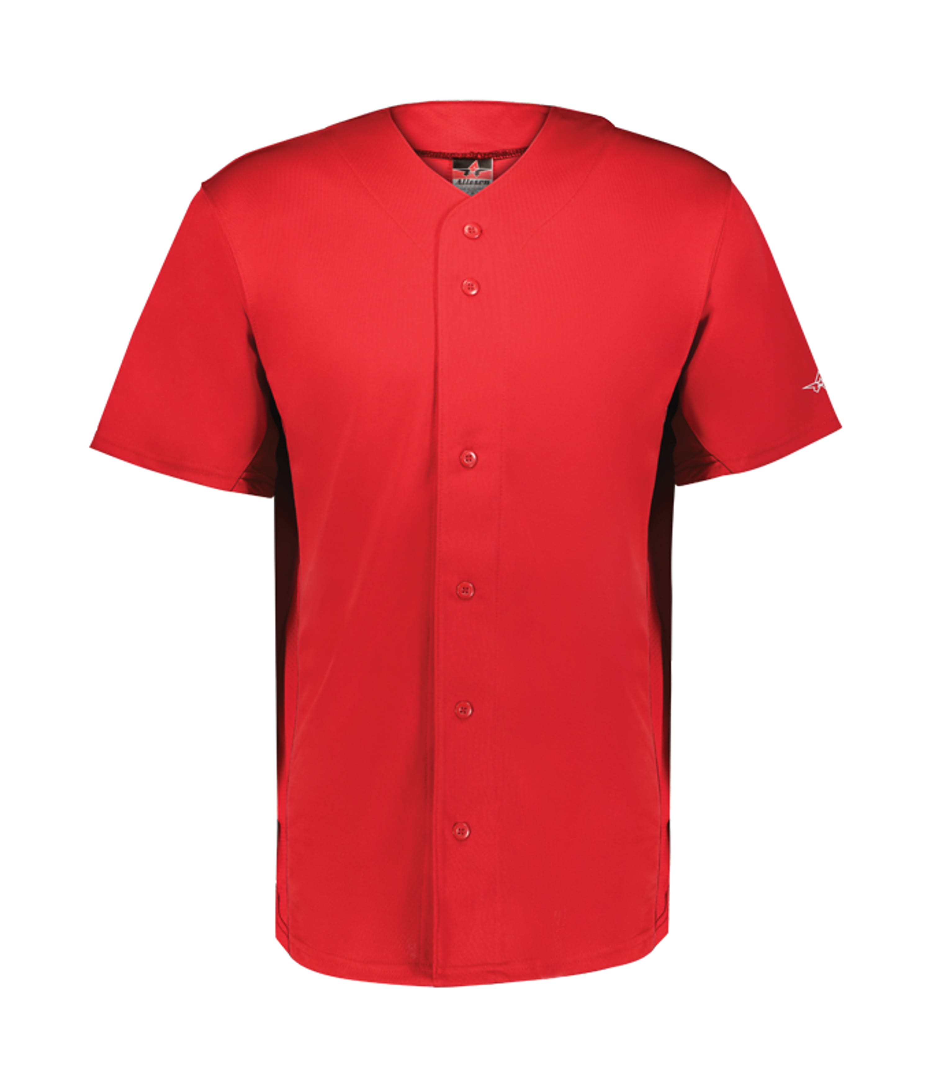 566BFJ Alleson Athletic Crush Full Button Baseball Jersey - Siide Image