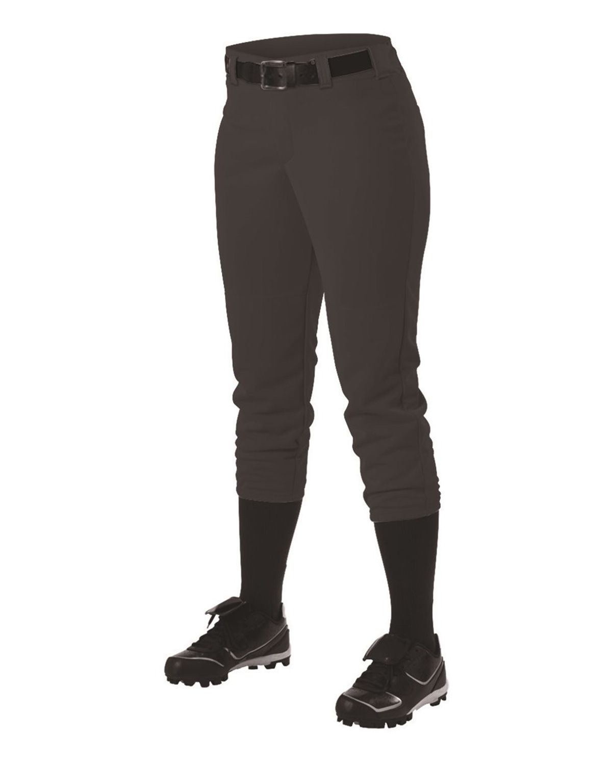 605PBW Alleson Athletic Womens Belt Loop Fast-Pitch Pants Zoom Image