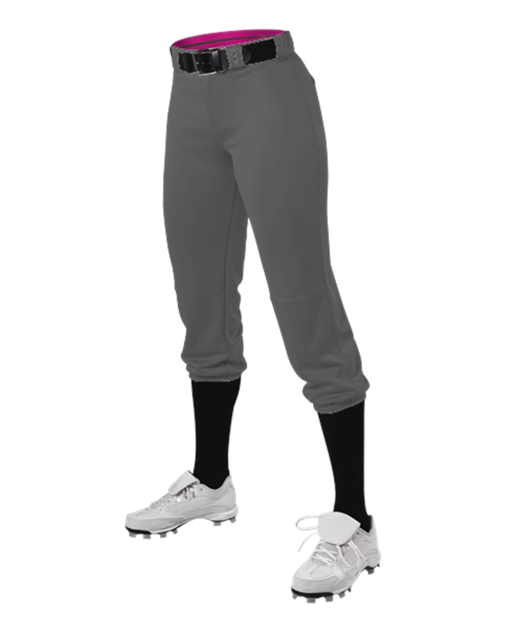 615PSW Alleson Athletic Womens Belted Speed Premium Fastpitch Pants - Siide Image