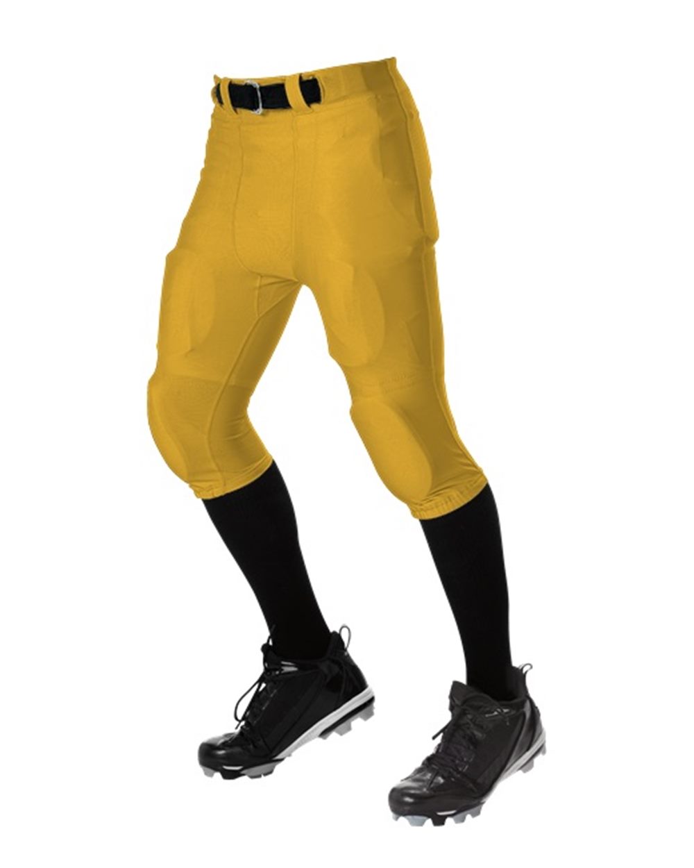 675NFY Alleson Athletic Youth No Fly Football Pants With Slotted Waist - Siide Image