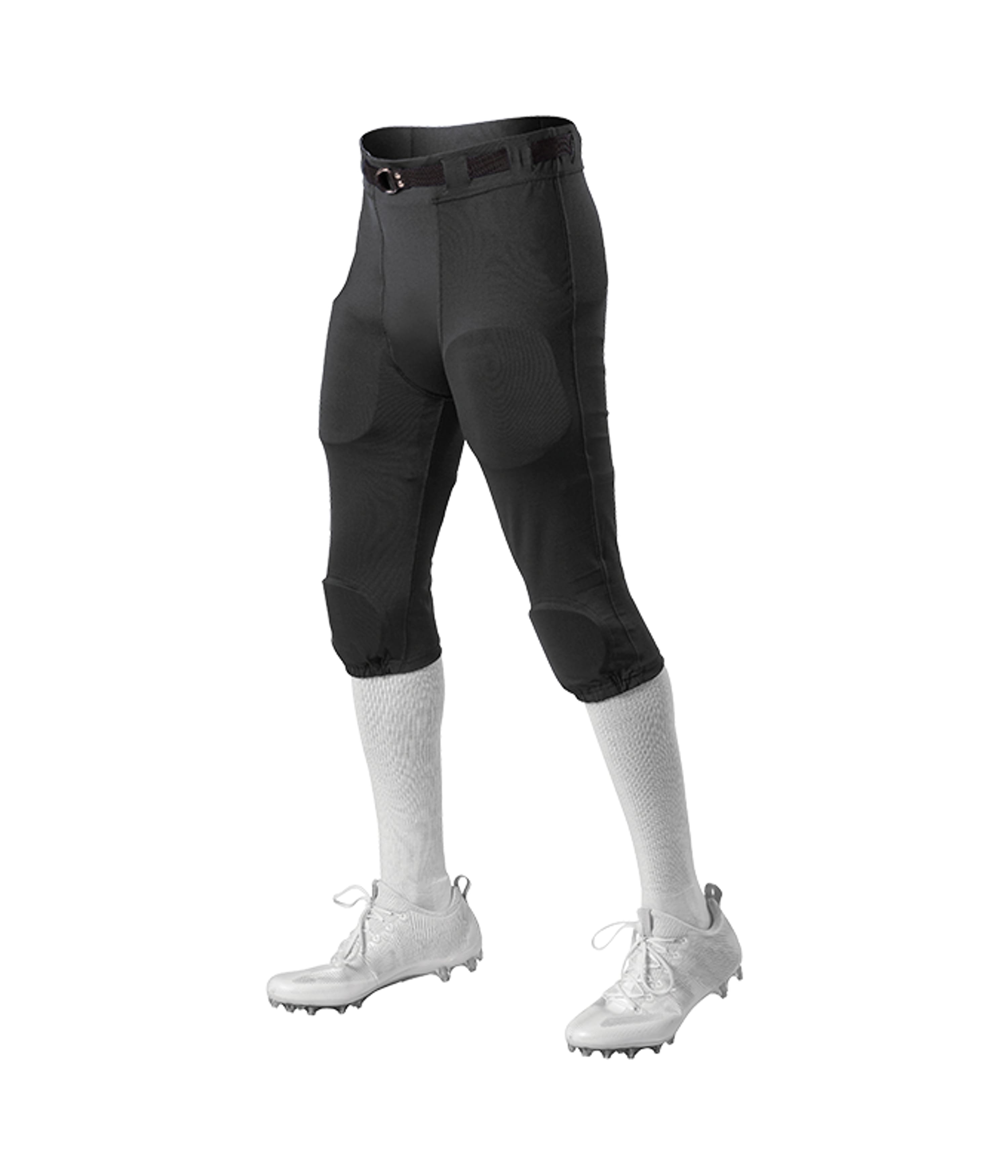 682PY Alleson Athletic Youth Integrated Knee Pad Football Pants - Back Image