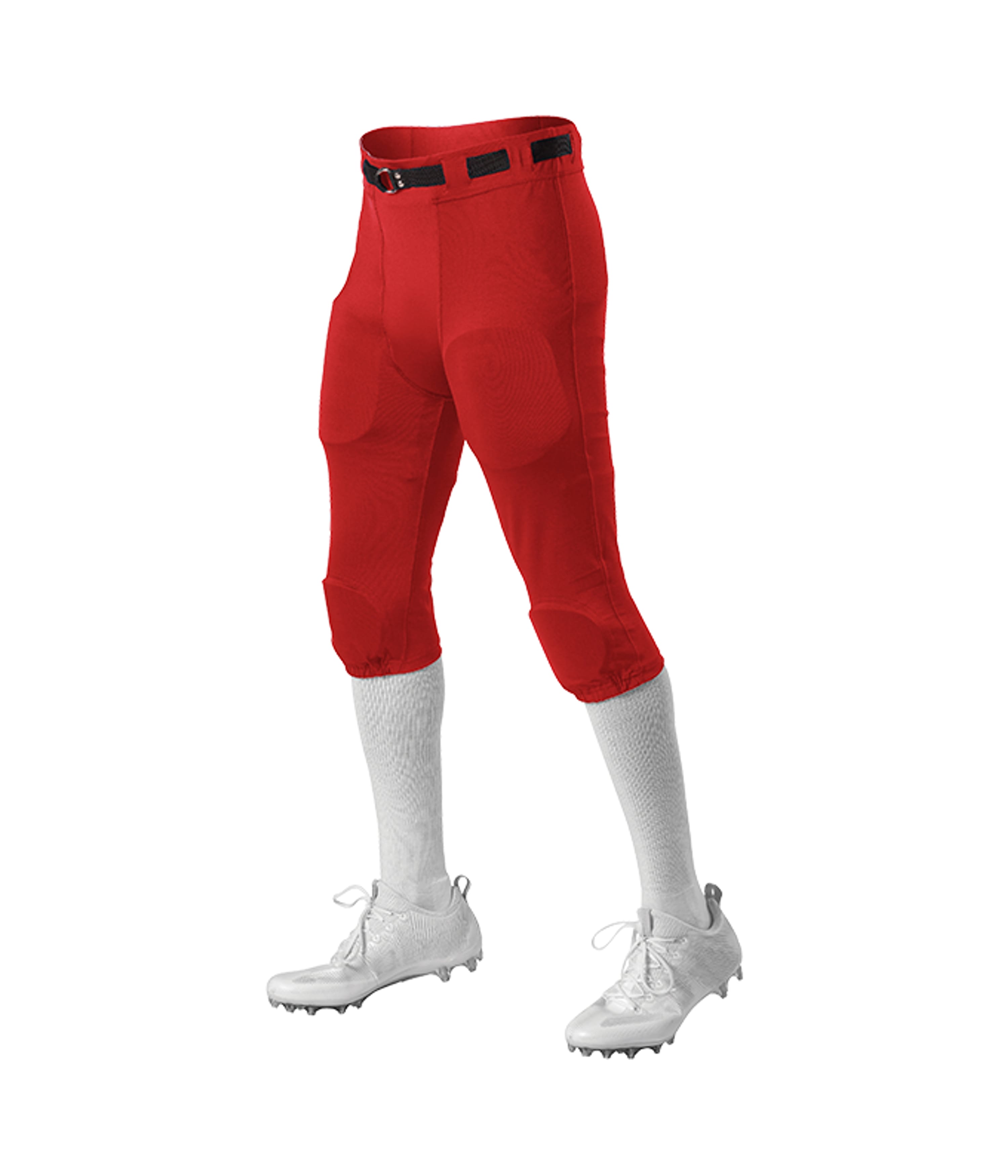 682PY Alleson Athletic Youth Integrated Knee Pad Football Pants - Siide Image