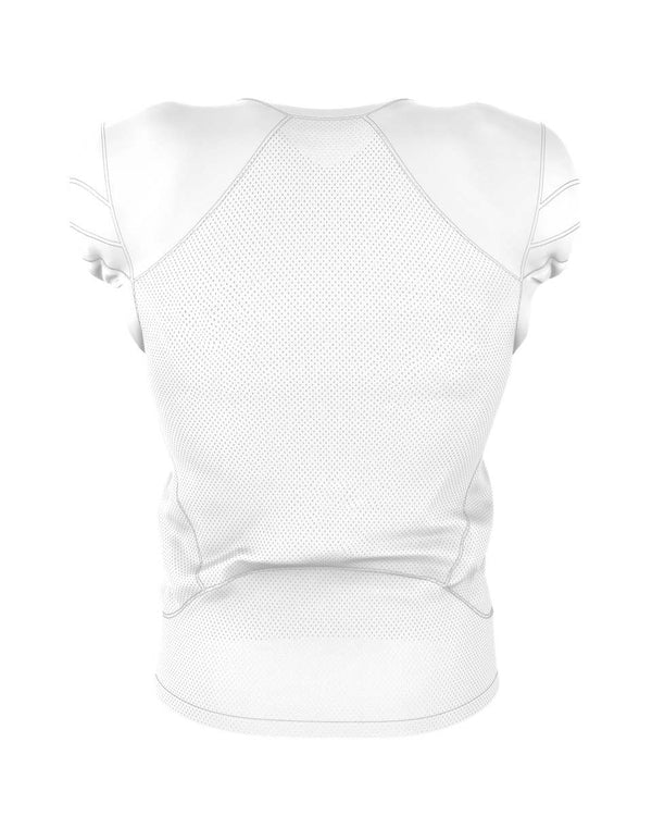 754 Alleson Athletic Pro Flex Cut Belt Length Football Jersey - Back Image