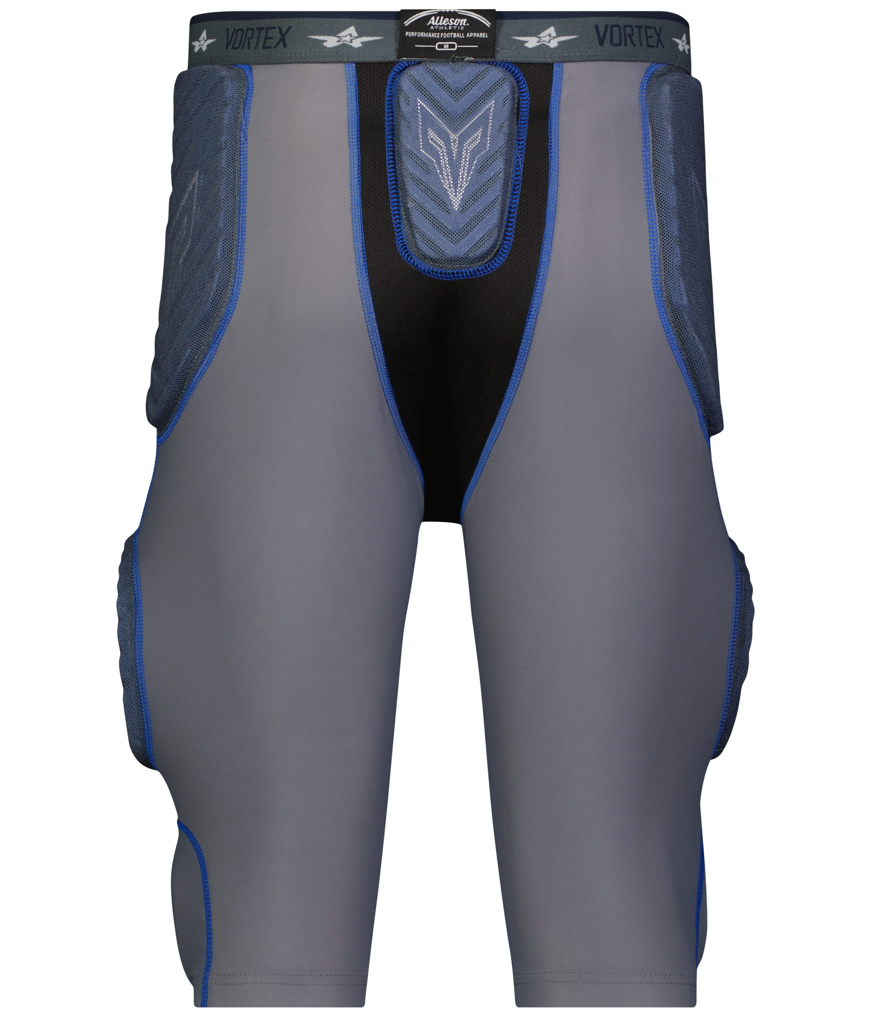 7SIPG2Y ALLESON ATHLETIC Youth Vortex Integrated 7 Padded Football Girdle - Back Image