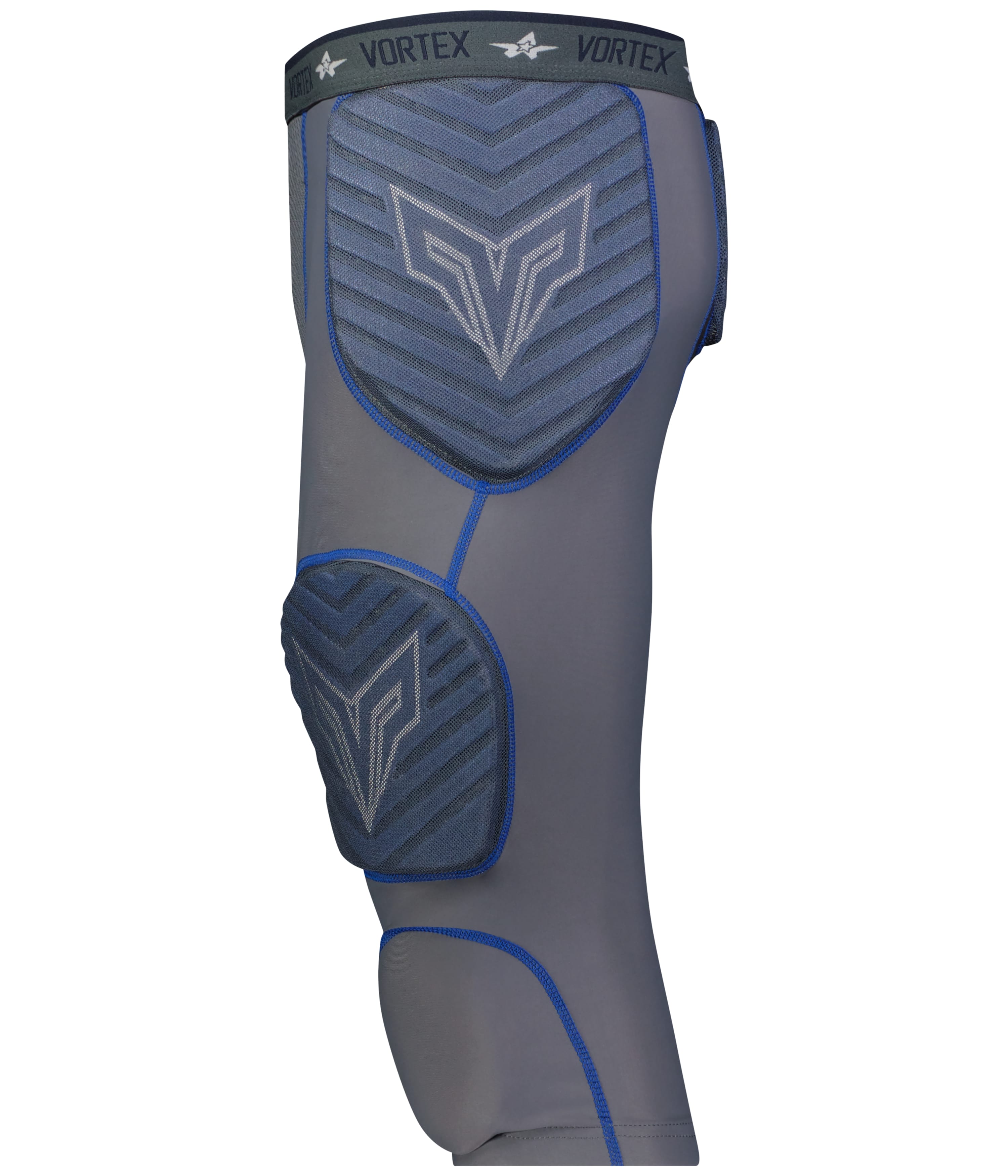 7SIPG2Y ALLESON ATHLETIC Youth Vortex Integrated 7 Padded Football Girdle - Siide Image