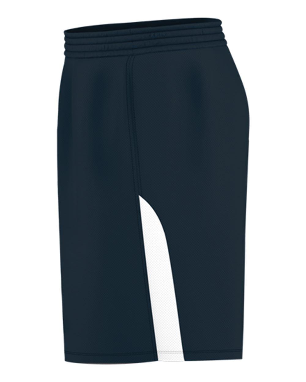 A205BY Alleson Athletic Youth Blank Game Shorts - Siide Image