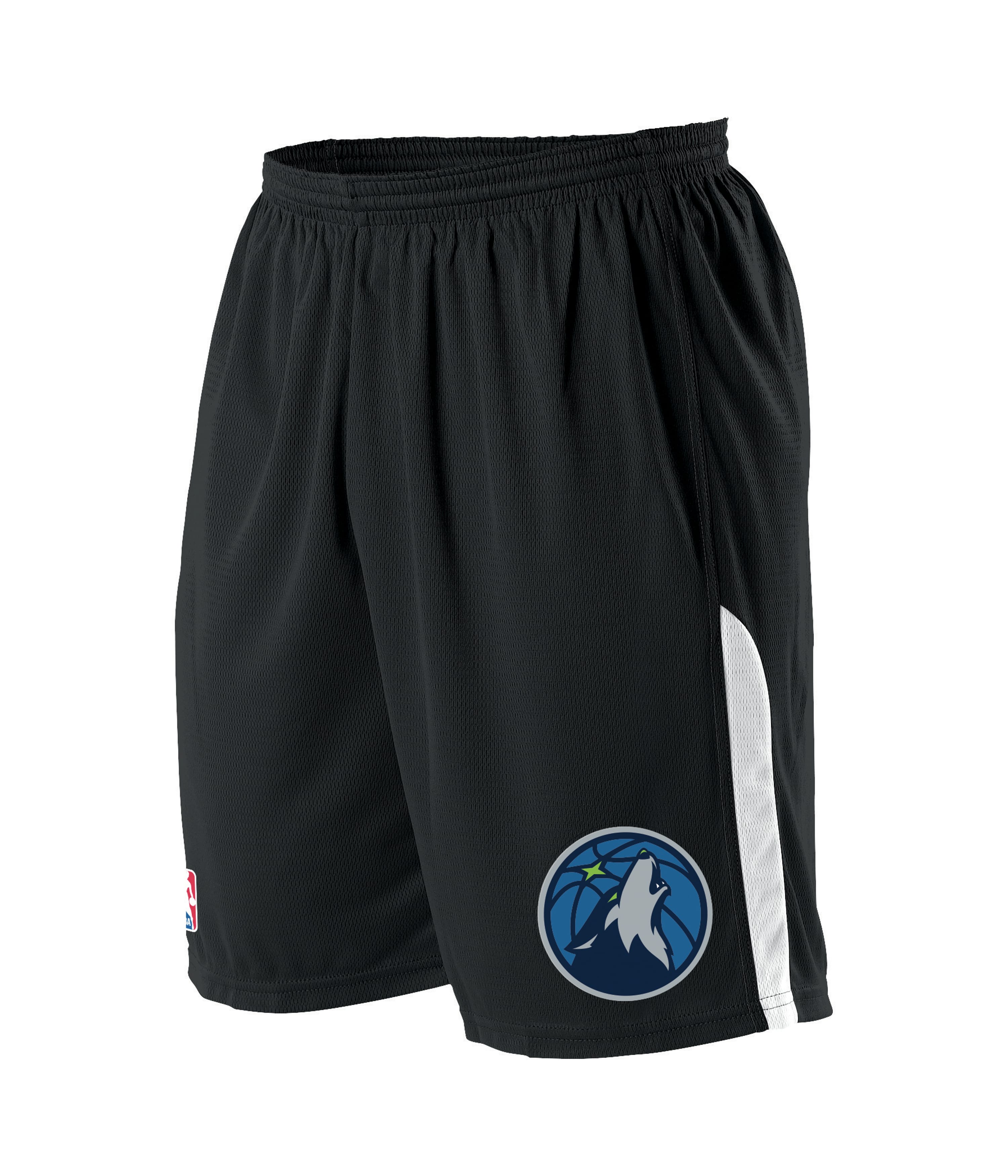 A205LA Alleson Athletic NBA Logod Shorts A205LA Alleson Athletic NBA Logod Shorts