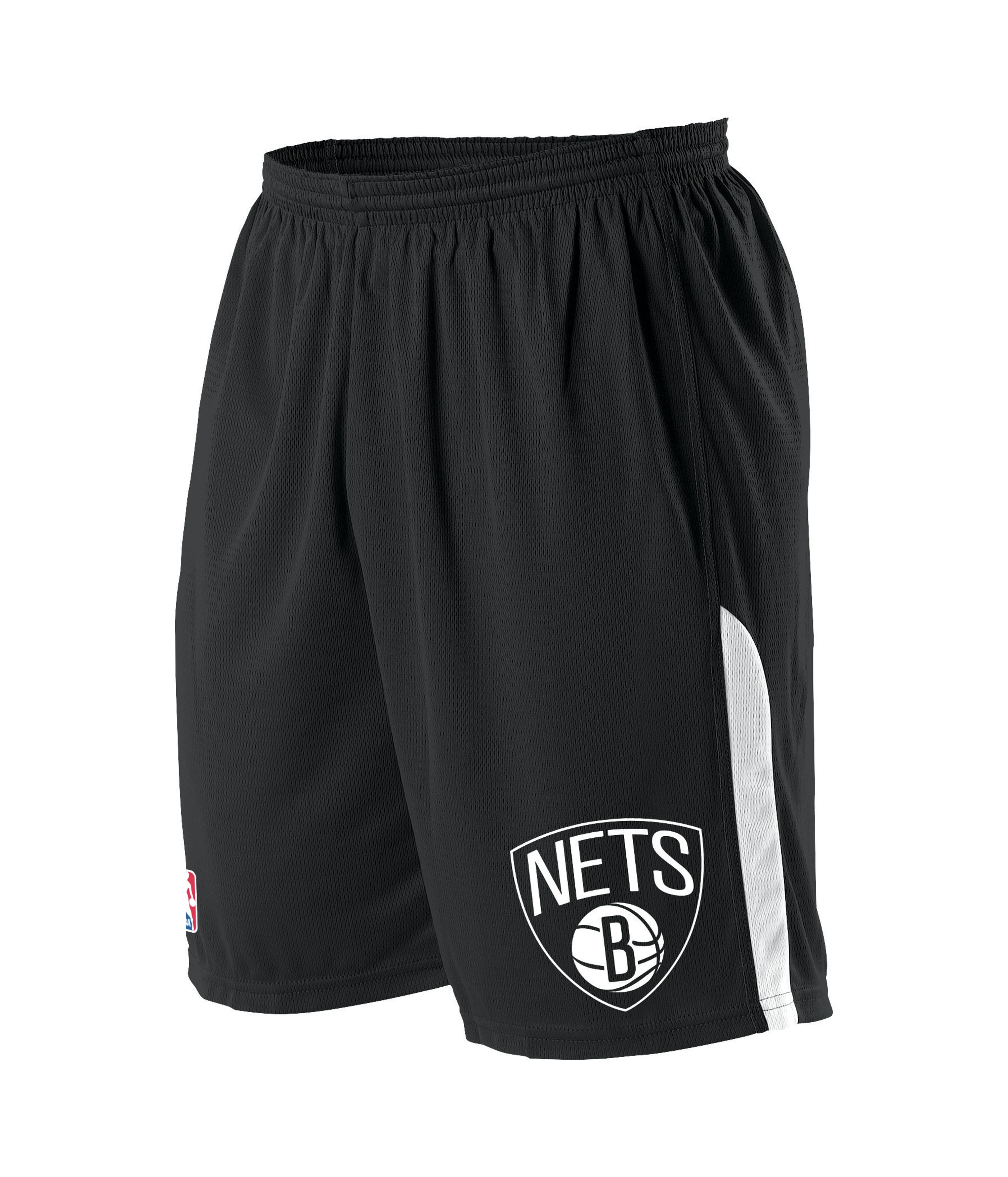 A205LA Alleson Athletic NBA Logod Shorts A205LA Alleson Athletic NBA Logod Shorts - Back Image