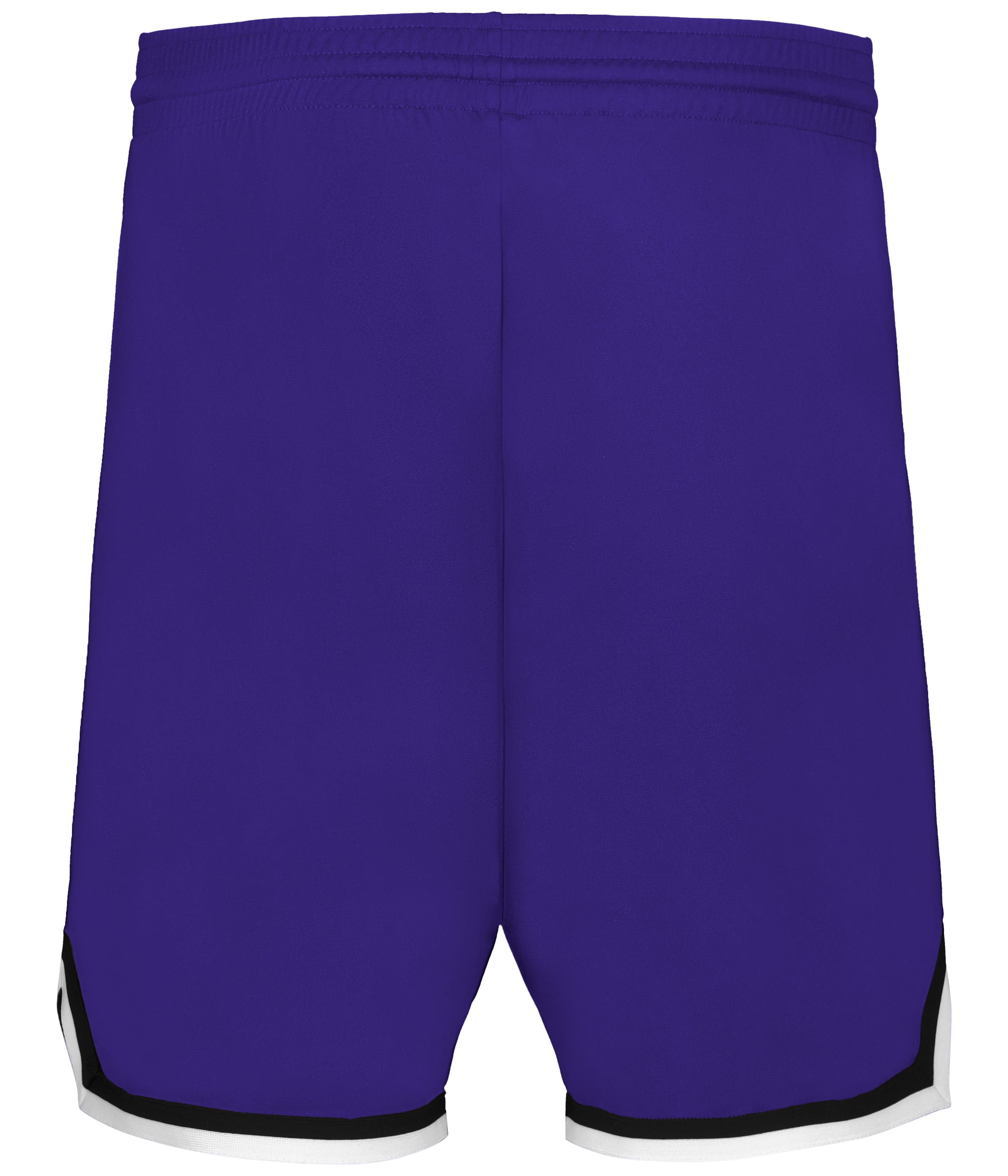 A54000 Alleson Athletic Youth Retro Basketball Shorts A54000 Alleson Athletic Youth Retro Basketball Shorts - Back Image