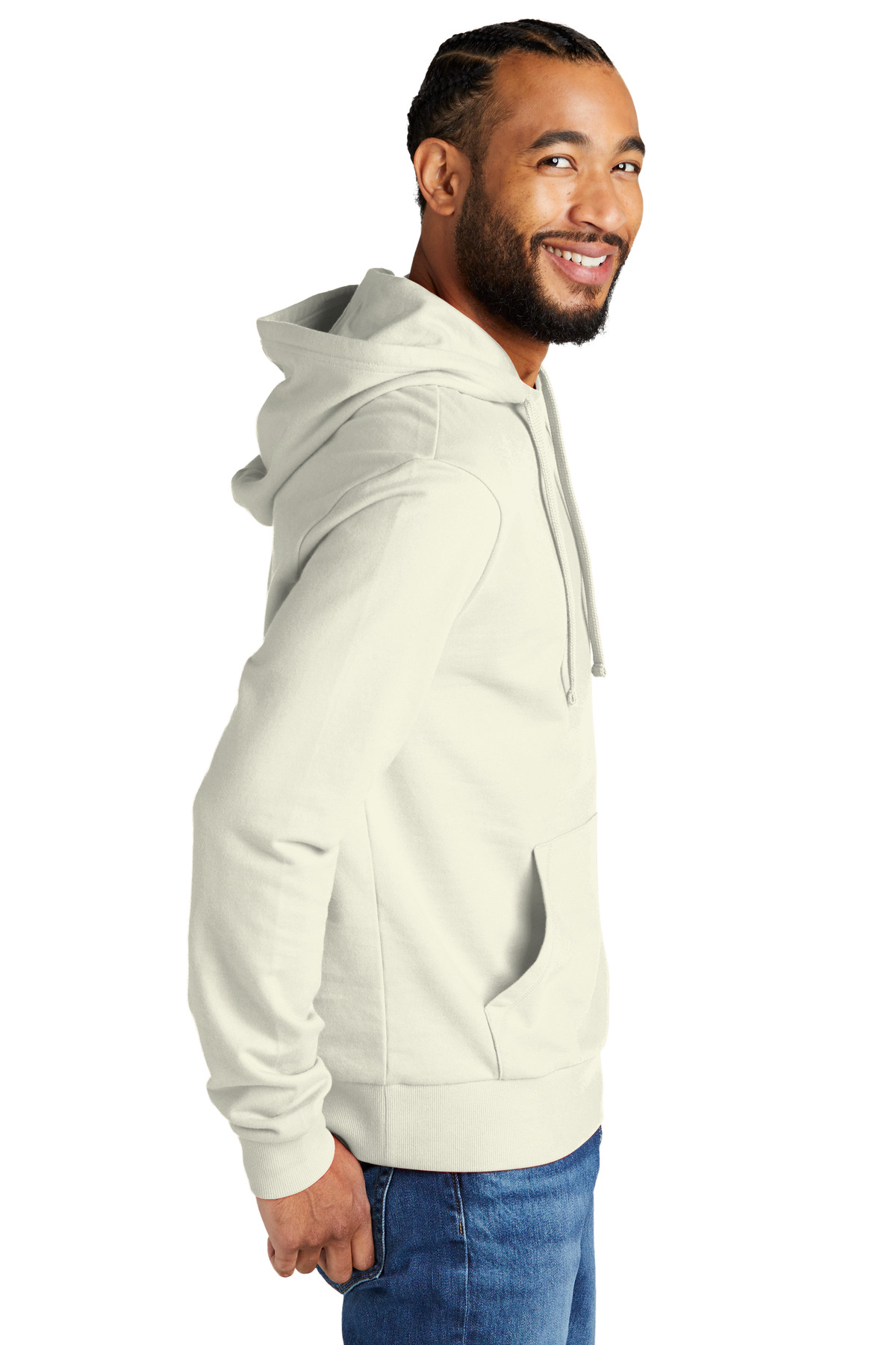 AL4000 AllMade Unisex French Terry Pullover Hoodie - Siide Image