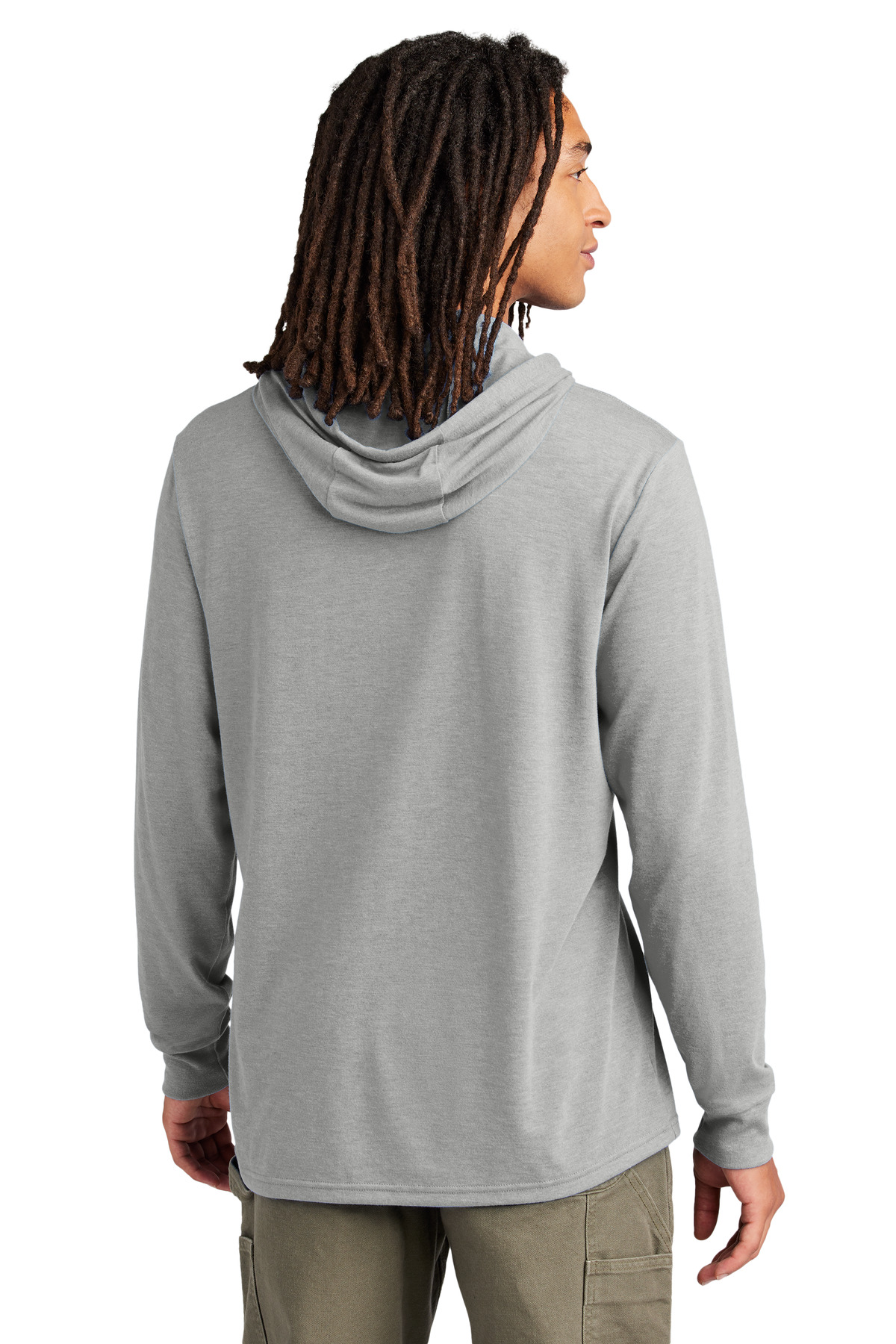 AL6003 AllMade Unisex Tri-Blend Hoodie Tee - Back Image