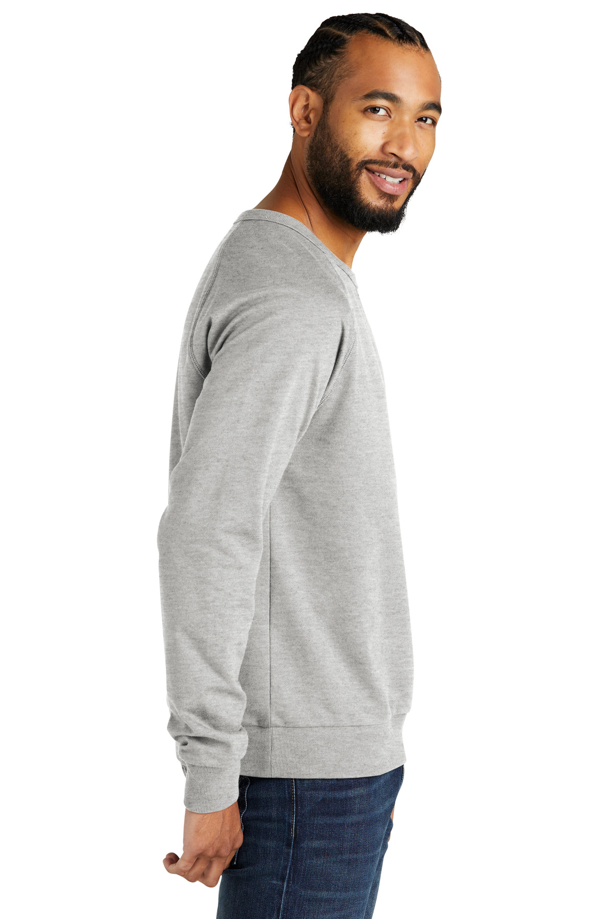 AL4004 AllMade Unisex French Terry Crewneck Sweatshirt - Siide Image