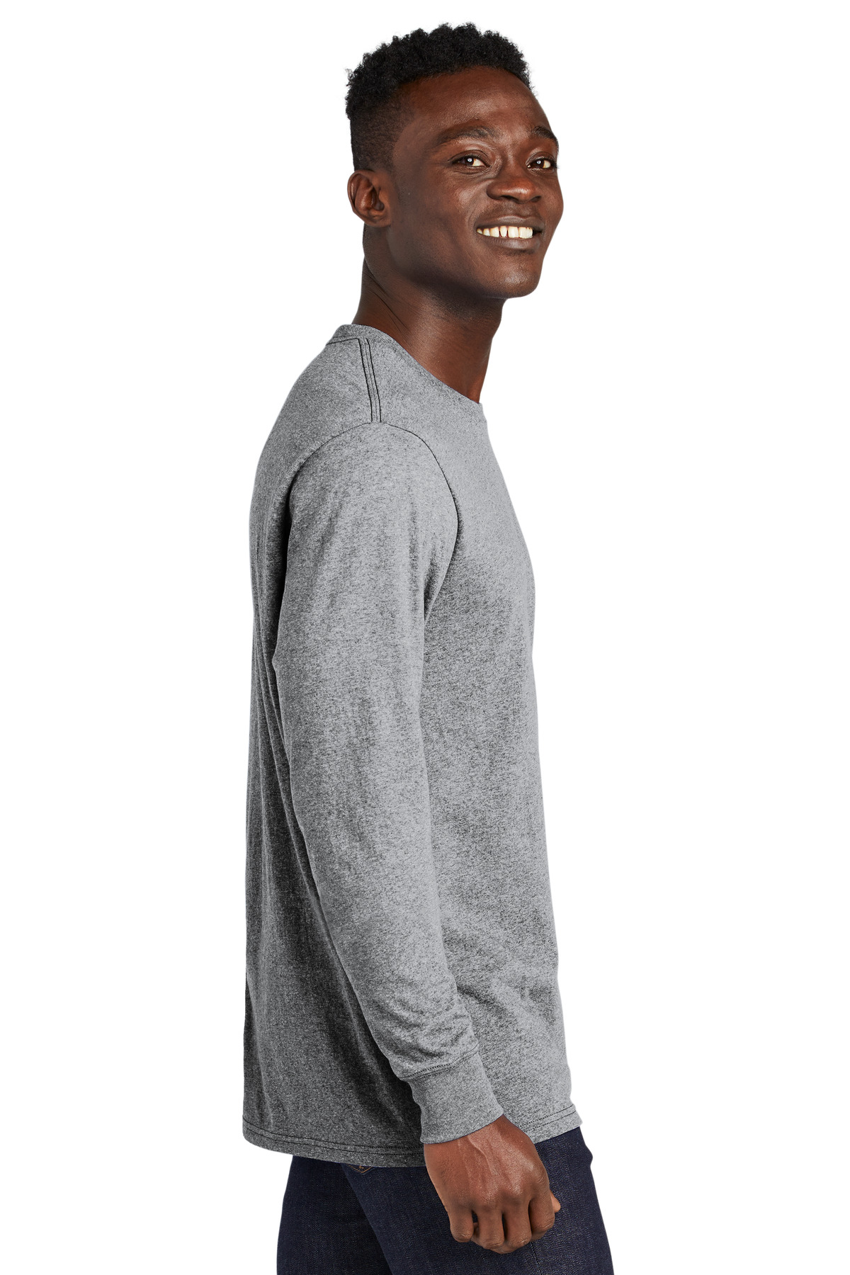 AL6204 AllMade Unisex Long Sleeve Recycled Blend Tee - Siide Image