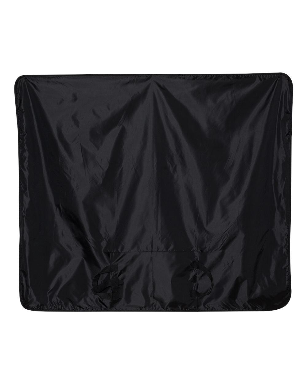 8702 Alpine Fleece Polyester/Nylon Patterned Picnic Blanket - Back Image