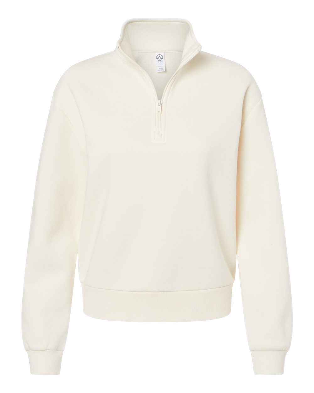 8808PF Alternative Womens Eco-Cozy Fleece Quarter-Zip Sweatshirt