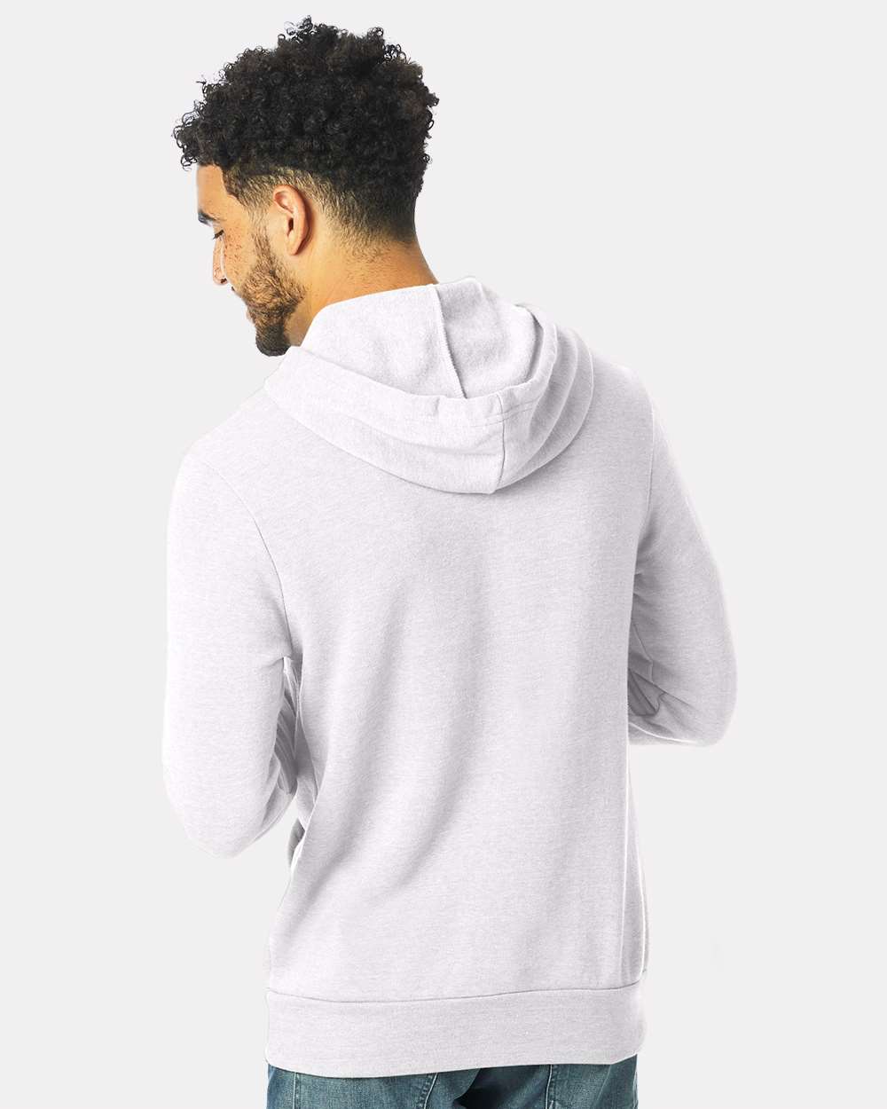 9595 Alternative Challenger Eco-Fleece Hoodie - Back Image