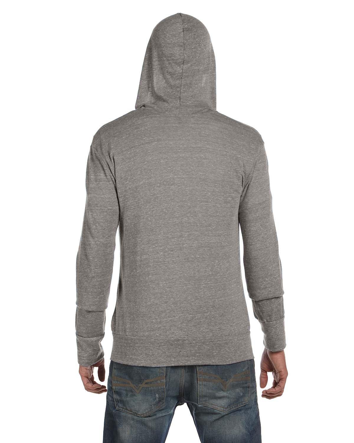 AA1970 Alternative Unisex Eco-Jersey Zip Hoodie AA1970 Alternative Unisex Eco-Jersey Zip Hoodie - Back Image