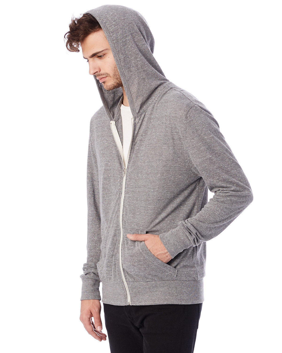 AA1970 Alternative Unisex Eco-Jersey Zip Hoodie AA1970 Alternative Unisex Eco-Jersey Zip Hoodie - Siide Image