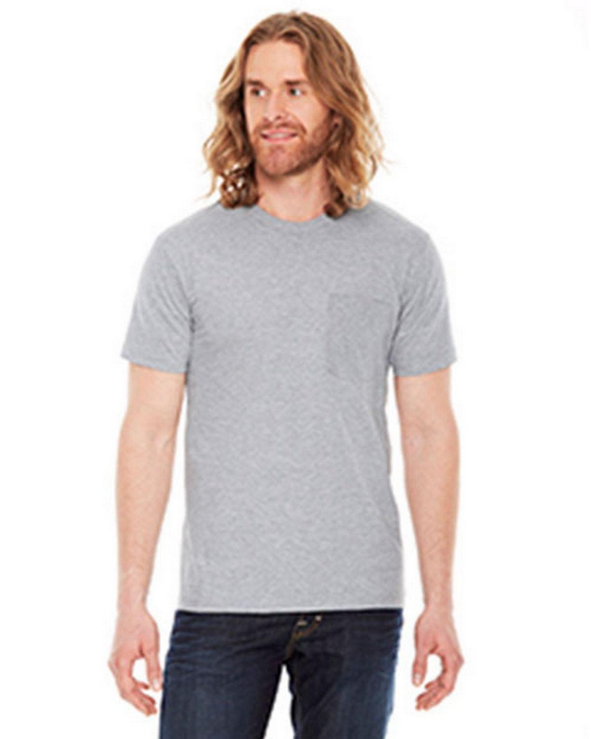 2406W American Apparel Unisex Fine Jersey Pocket Tee