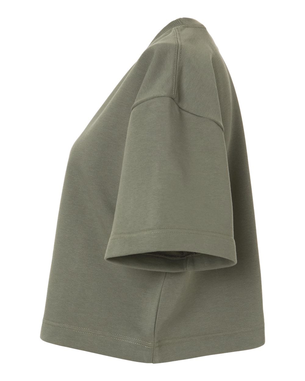 FTCB0 American Apparel Womens French Terry Mid-Length Boxy Top FTCB0 American Apparel Womens French Terry Mid-Length Boxy Top - Siide Image