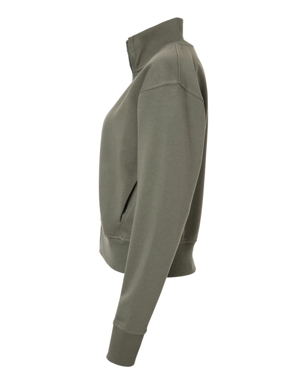 FTJ00 American Apparel Womens French Terry Full-Zip Jacket - Siide Image