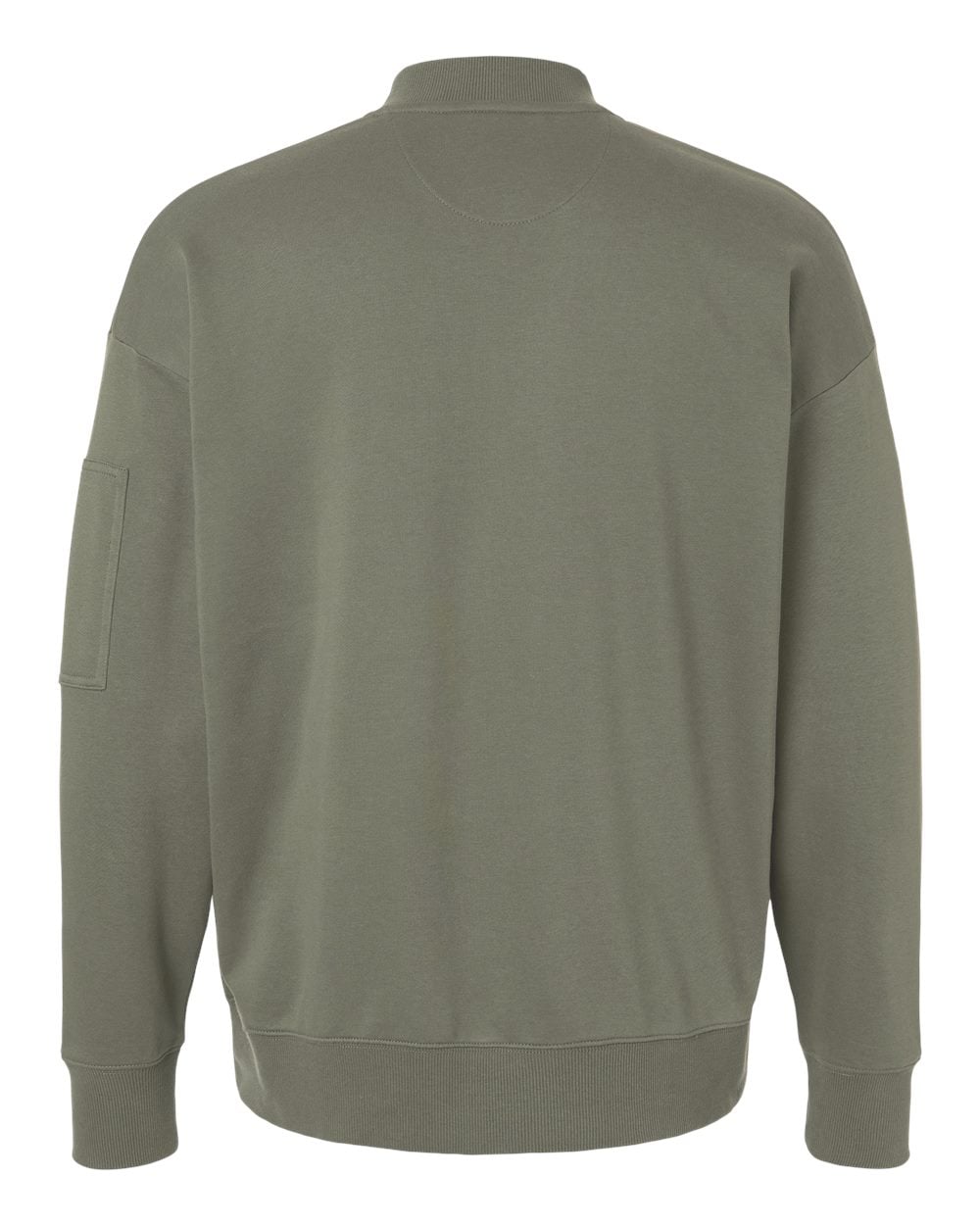 FTJ77 American Apparel Unisex French Terry Bomber Jacket FTJ77 American Apparel Unisex French Terry Bomber Jacket - Back Image