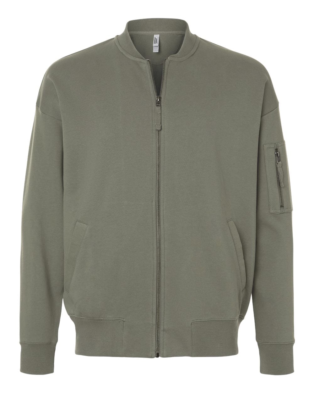 FTJ77 American Apparel Unisex French Terry Bomber Jacket FTJ77 American Apparel Unisex French Terry Bomber Jacket