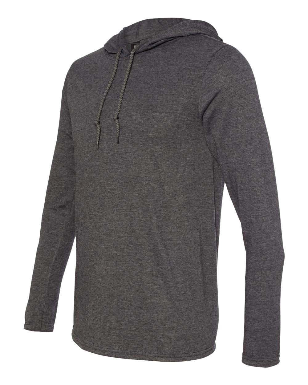 987 Anvil Lightweight Hooded Long Sleeve T-Shirt - Siide Image