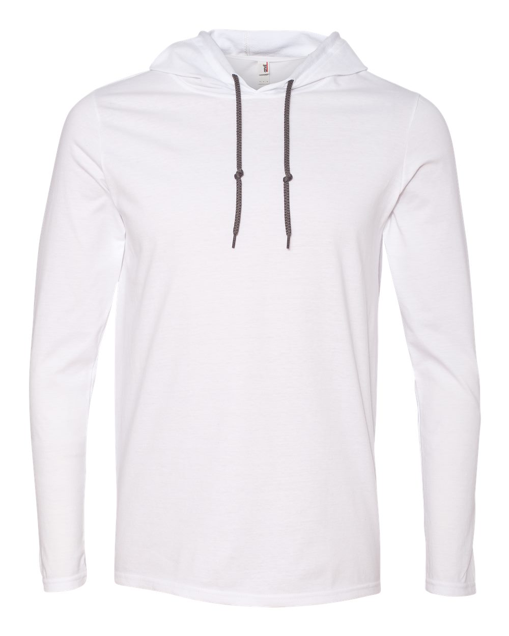 987 Anvil Lightweight Hooded Long Sleeve T-Shirt