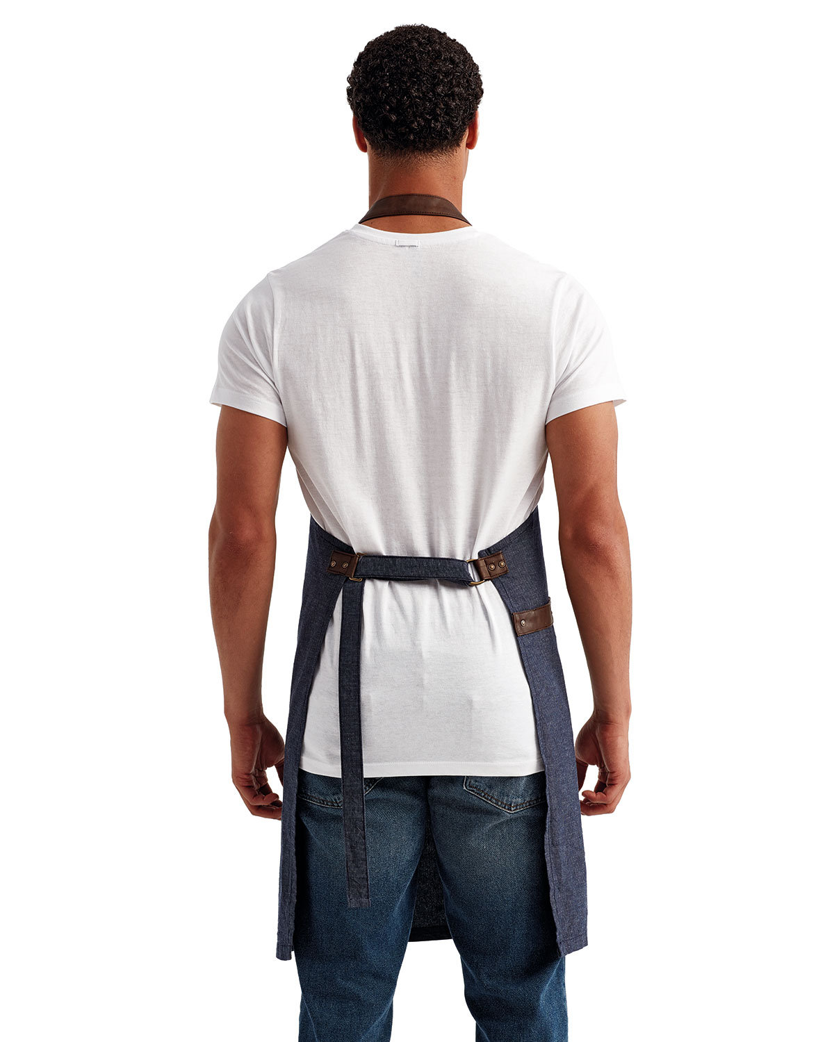 RP144 Artisan Collection by Reprime Unisex Annex Oxford Apron - Back Image