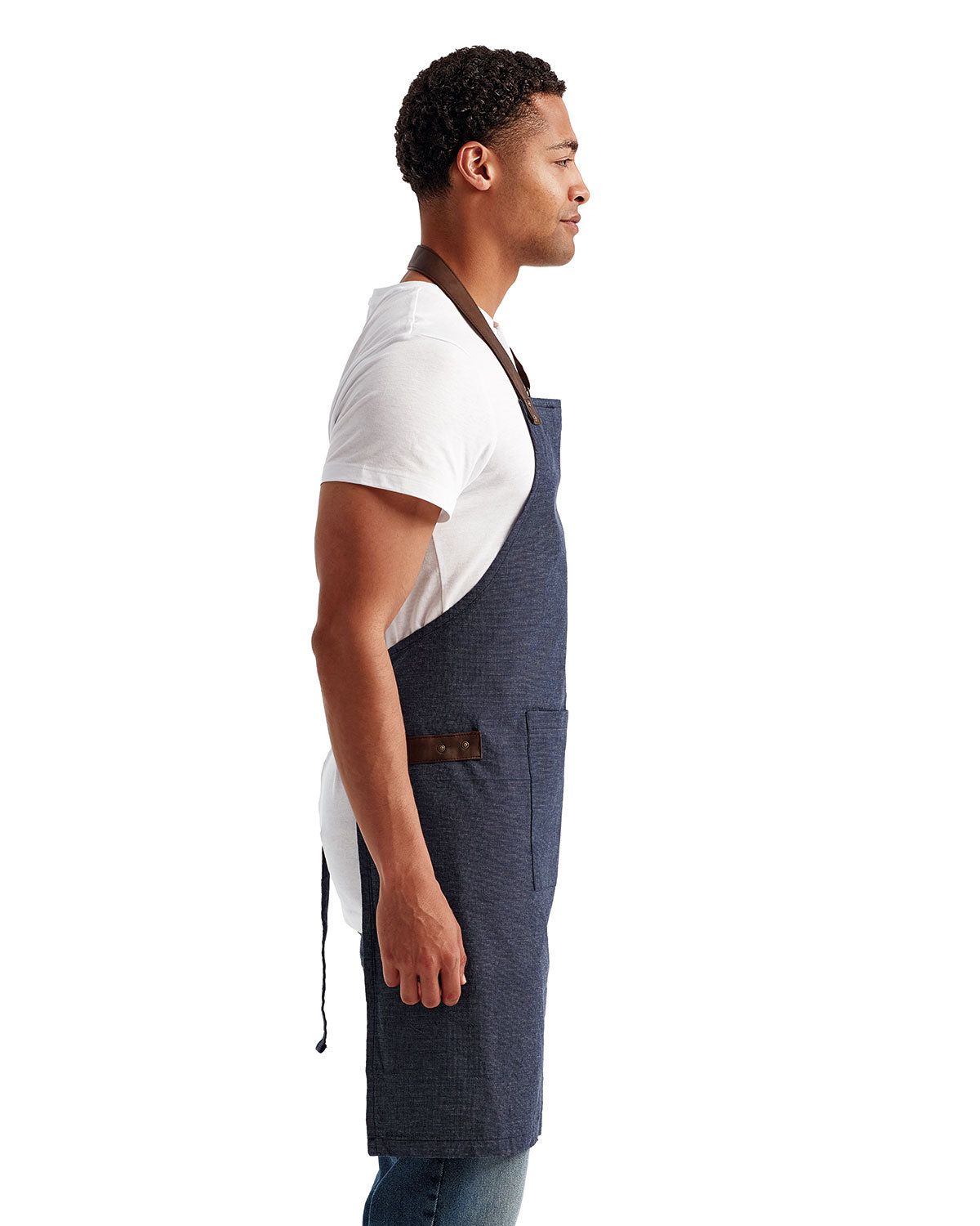 RP144 Artisan Collection by Reprime Unisex Annex Oxford Apron - Siide Image