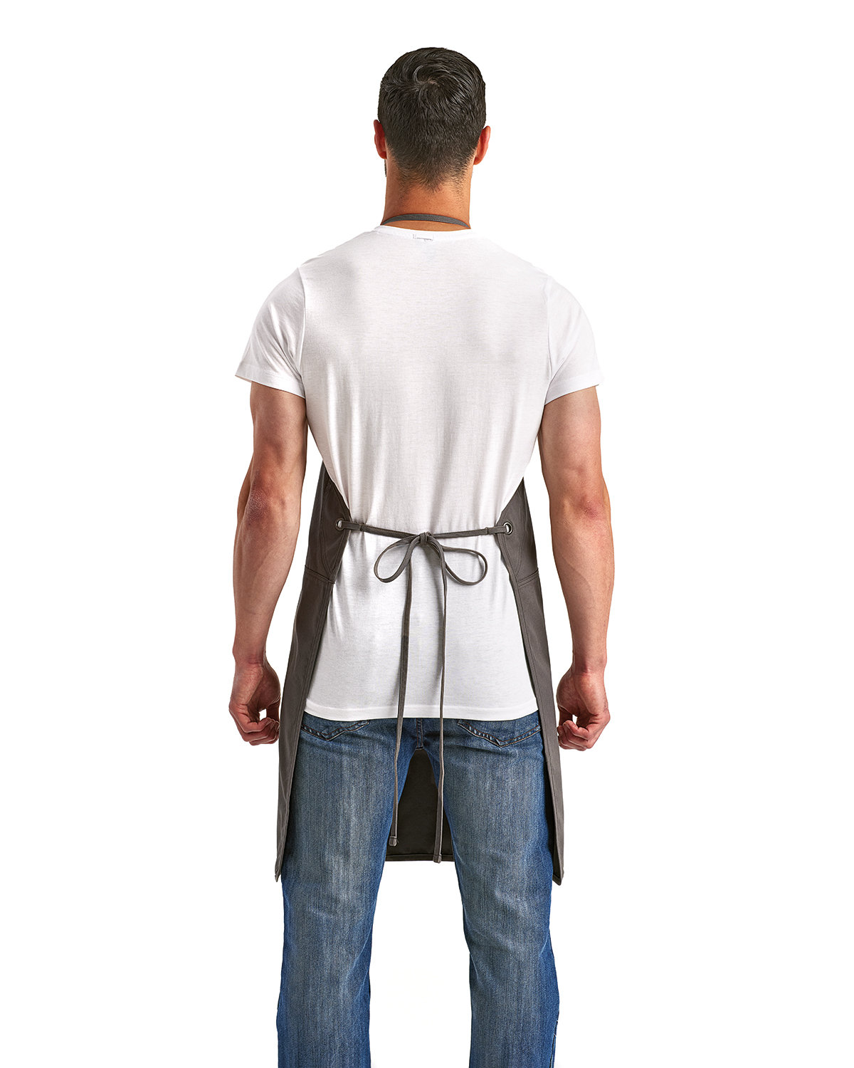 RP181 Artisan Collection by Reprime Unisex Artisans Choice Canvas Apron - Back Image