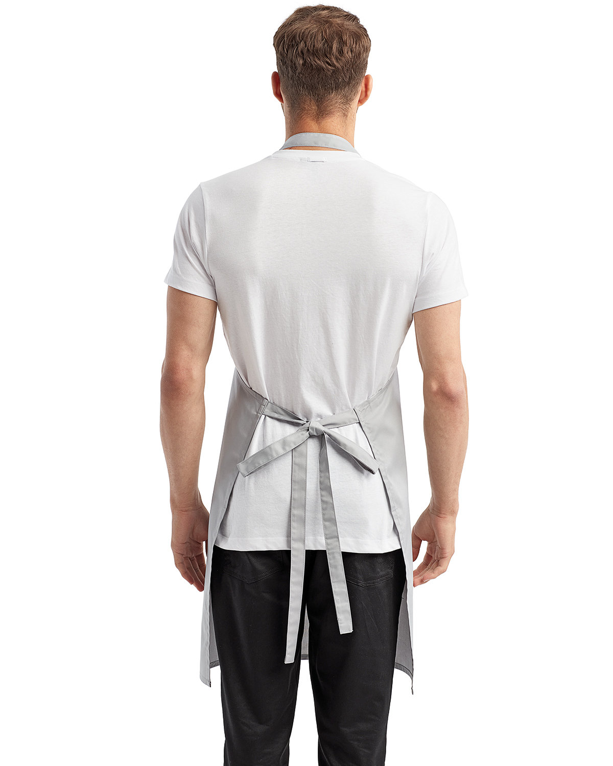 RP154 Reprime Unisex Colours Sustainable Pocket Bib Apron RP154 Reprime Unisex Colours Sustainable Pocket Bib Apron - Back Image