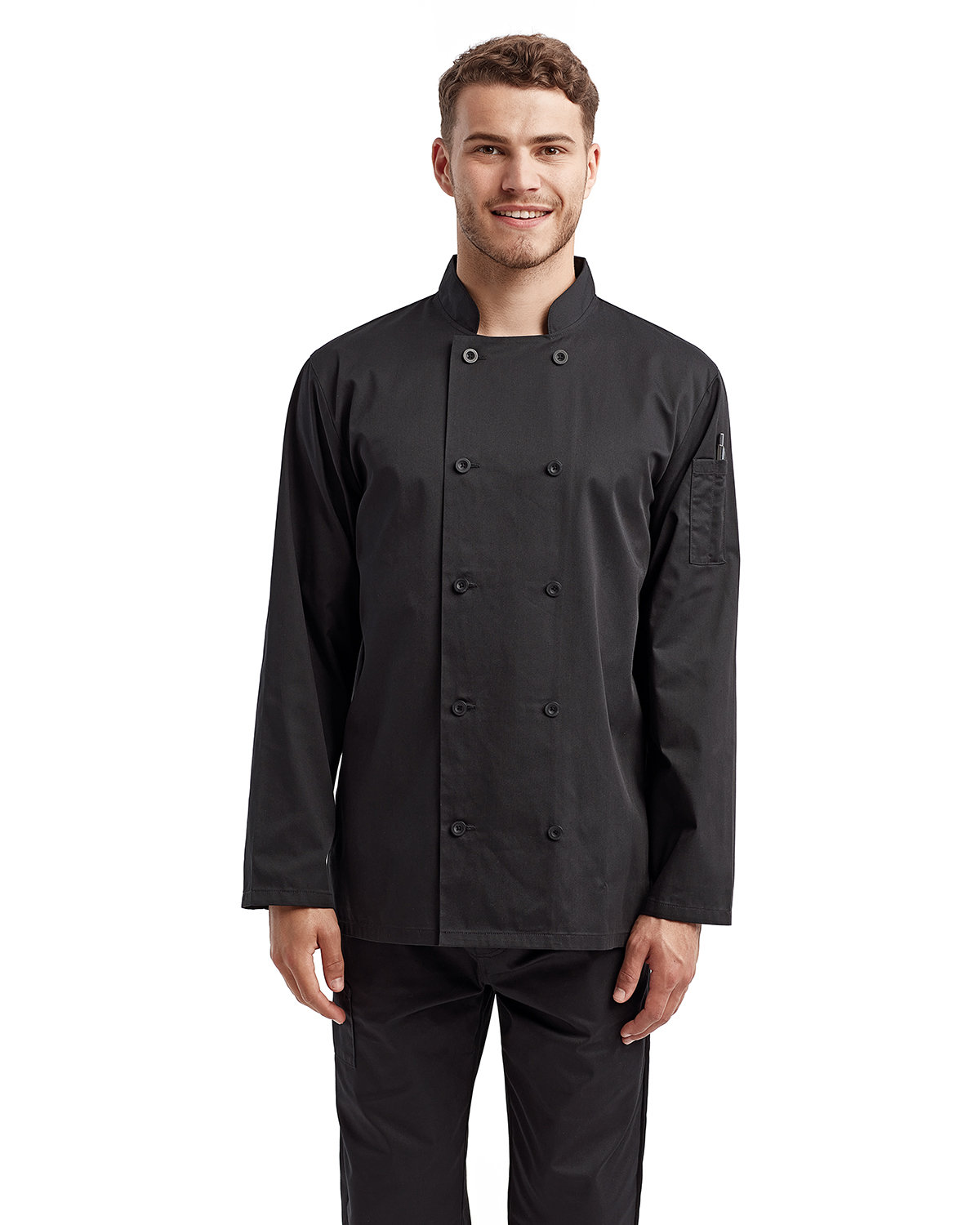 RP657 Artisan Collection by Reprime Unisex Long-Sleeve Sustainable Chefs Jacket RP657 Artisan Collection by Reprime Unisex Long-Sleeve Sustainable Chefs Jacket