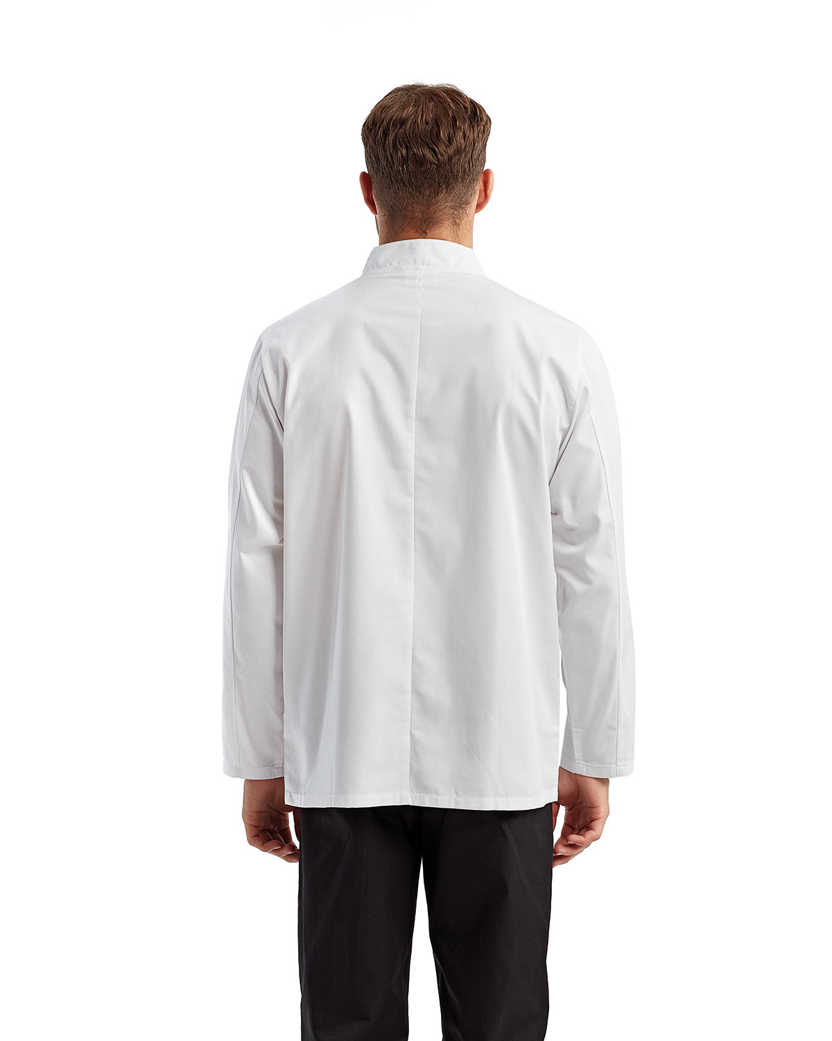 RP657 Artisan Collection by Reprime Unisex Long-Sleeve Sustainable Chefs Jacket - Back Image