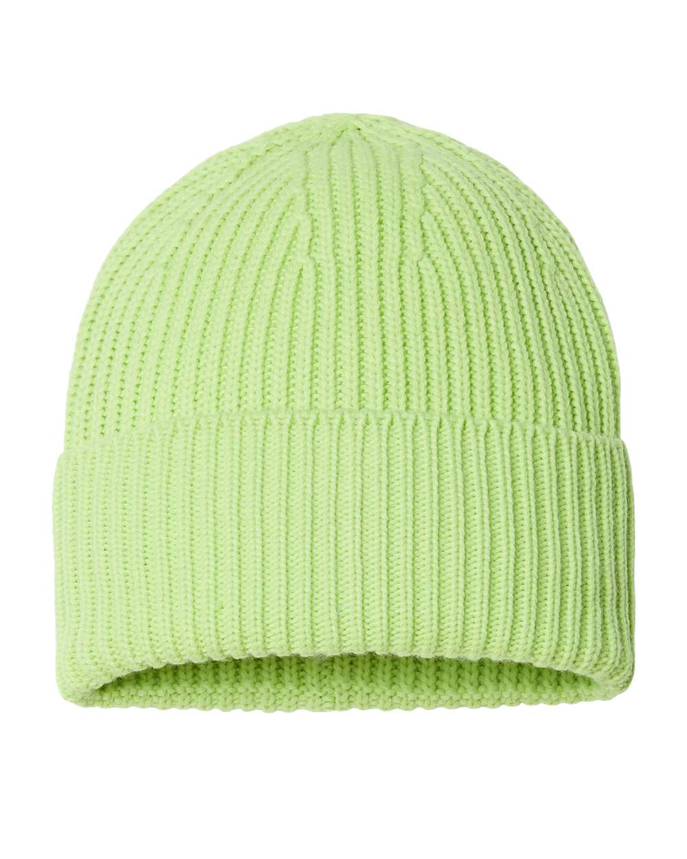 OAK Atlantis Headwear Sustainable Chunky Rib Cuffed Beanie OAK Atlantis Headwear Sustainable Chunky Rib Cuffed Beanie - Back Image
