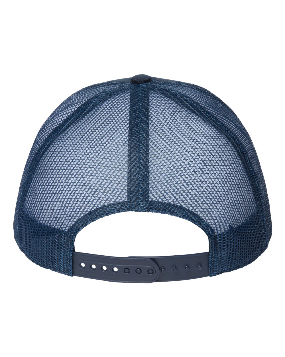 ZION Atlantis Headwear Sustainable Five-Panel Trucker Cap - Back Image